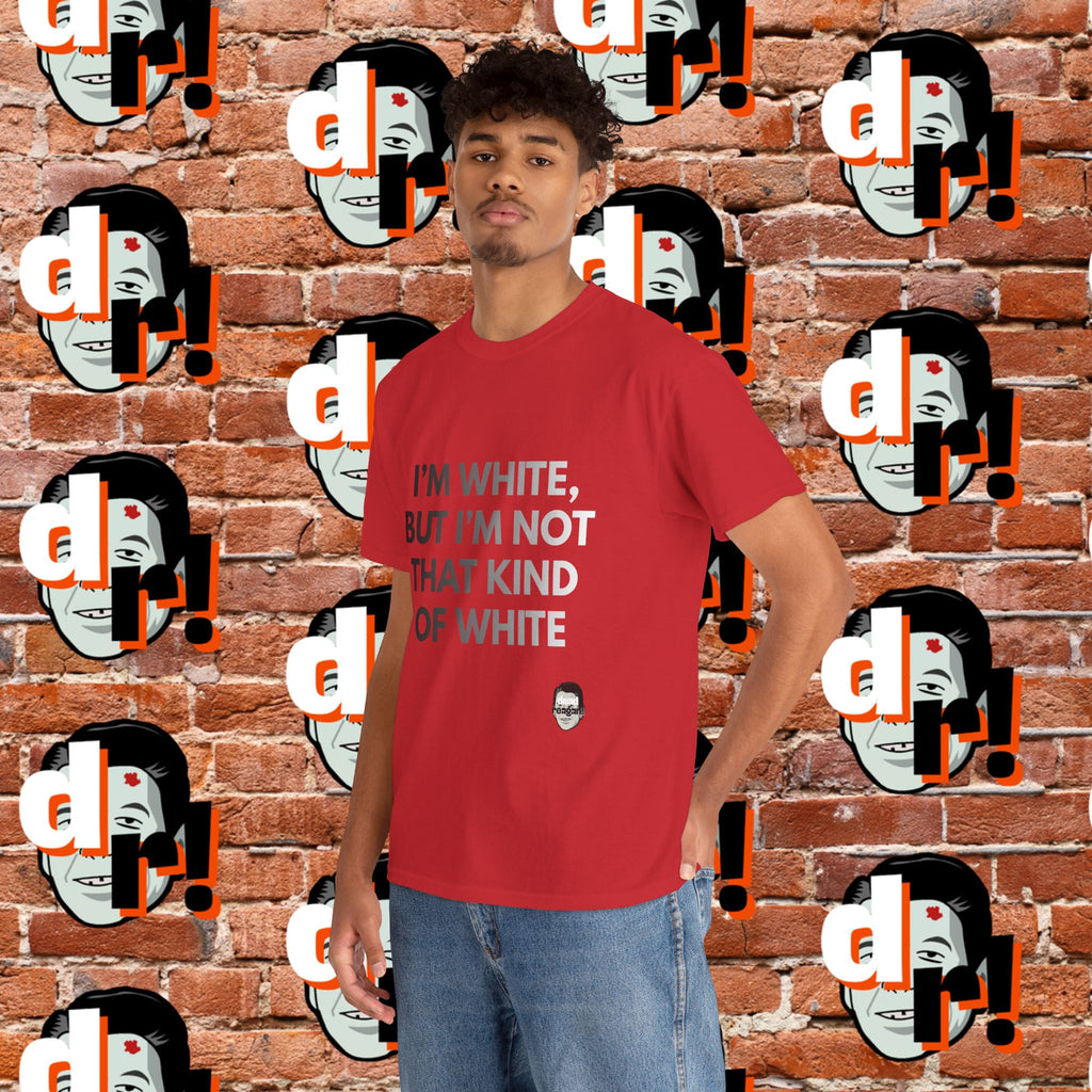 I’m White Buy… (B/W Gradient Letter) Unisex Heavy Cotton Tee