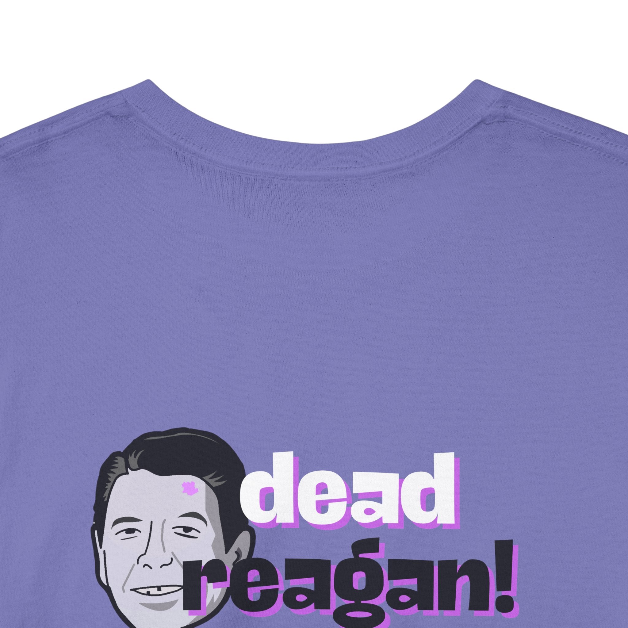 Savage Dead Reagan Graphic Tee Lavender and Lime