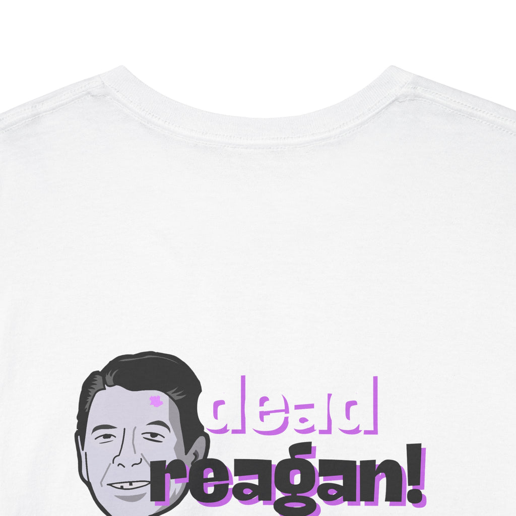 Savage Dead Reagan Graphic Tee Lavender and Lime