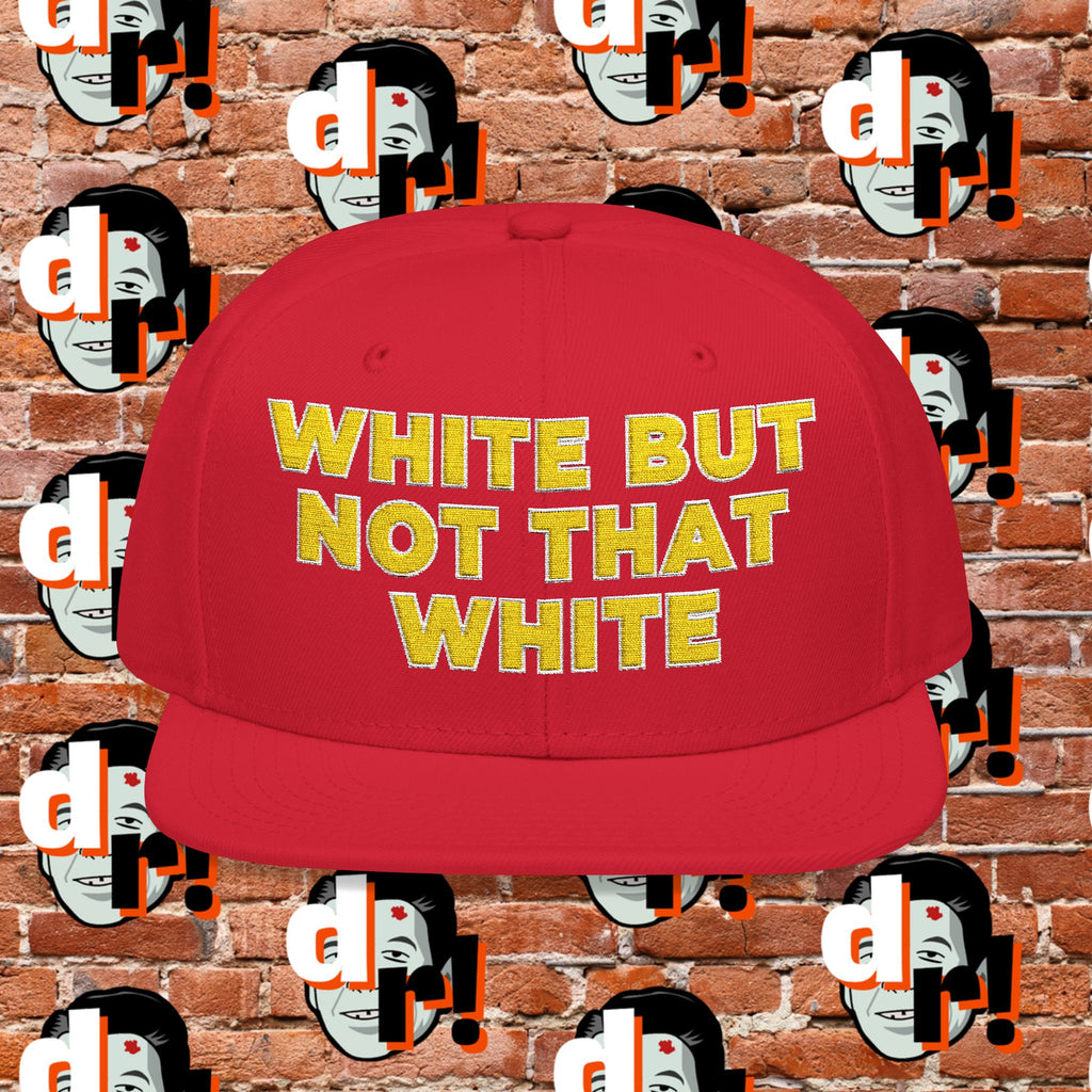 White But Not White (Yellow Letter w/o) Snapback