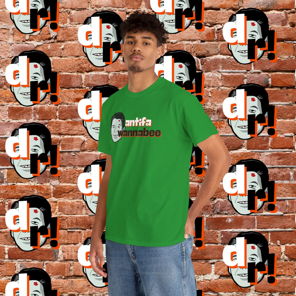Antifa Wannabee (Orange) Unisex Heavy Cotton Tee