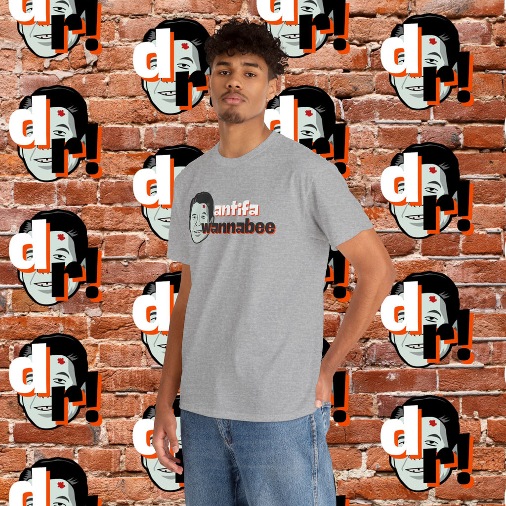 Antifa Wannabee (Orange) Unisex Heavy Cotton Tee