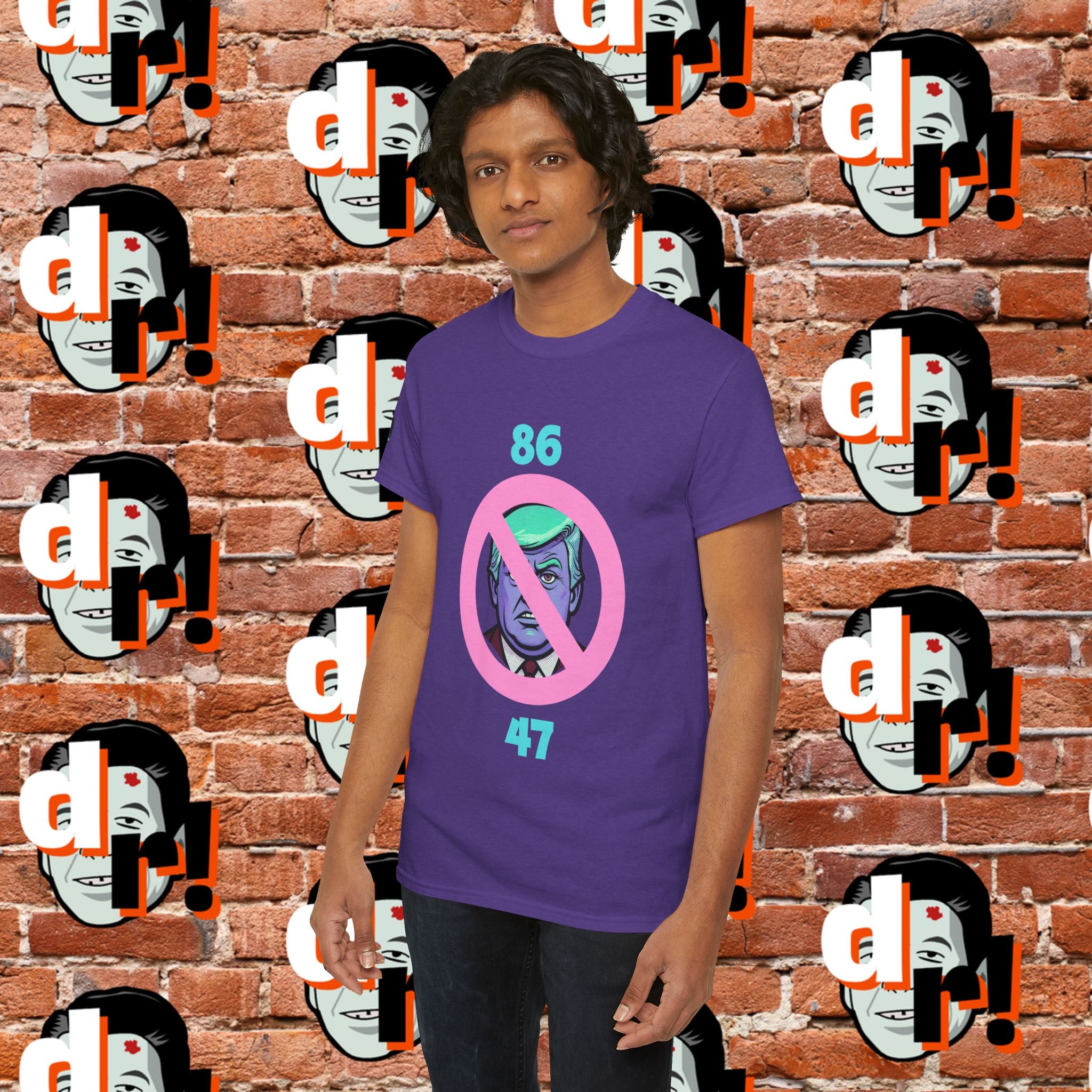 86/47 Teal & Pink Variant Unisex Heavy Cotton Tee