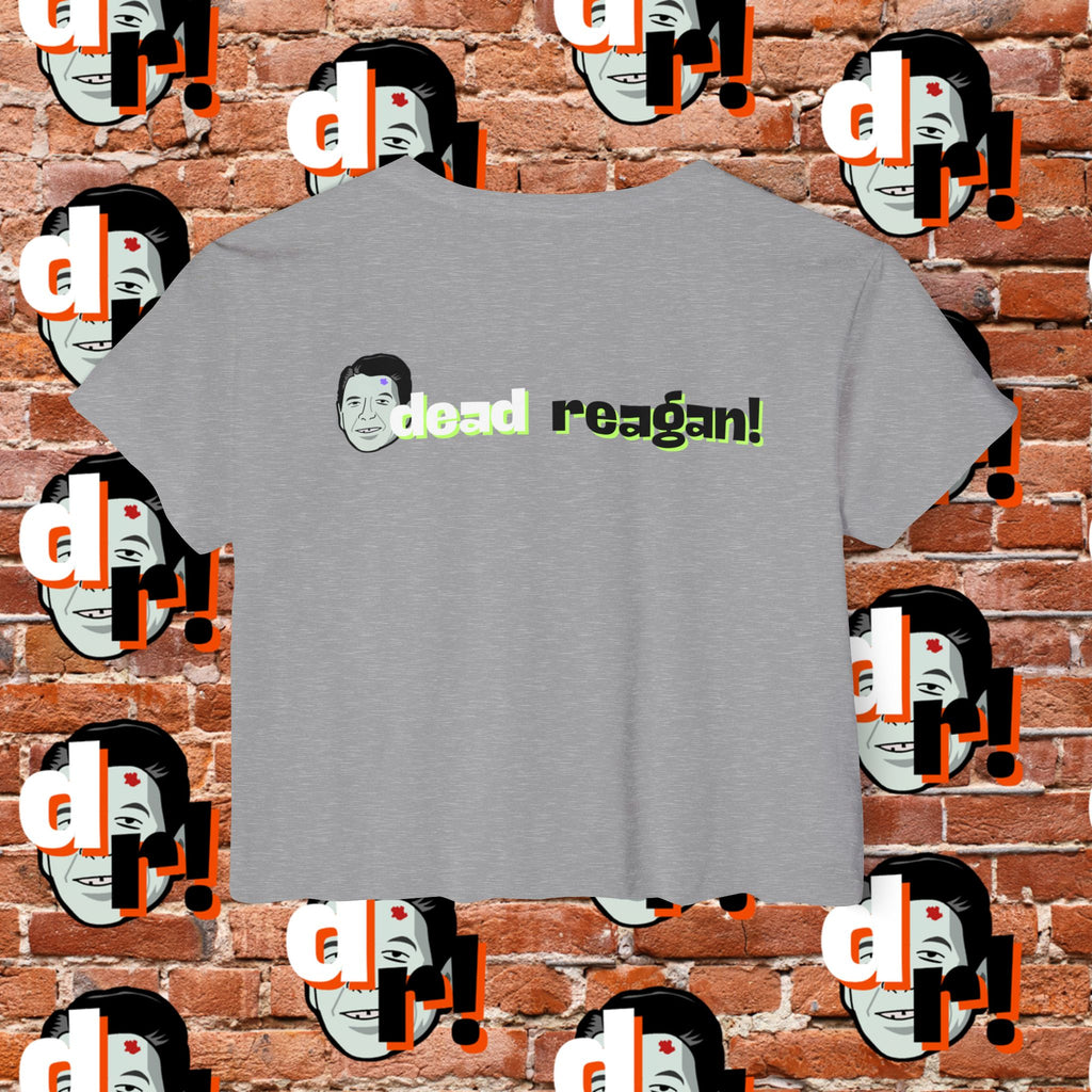 Antifa Wannabee Festival Crop Top (Lime Letter)