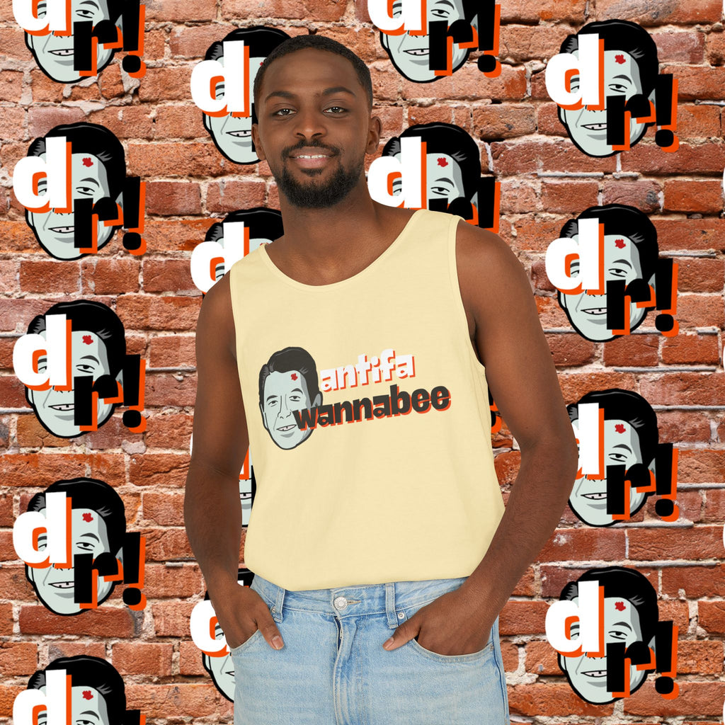 Antifa Wannabee Graphic Tank Top