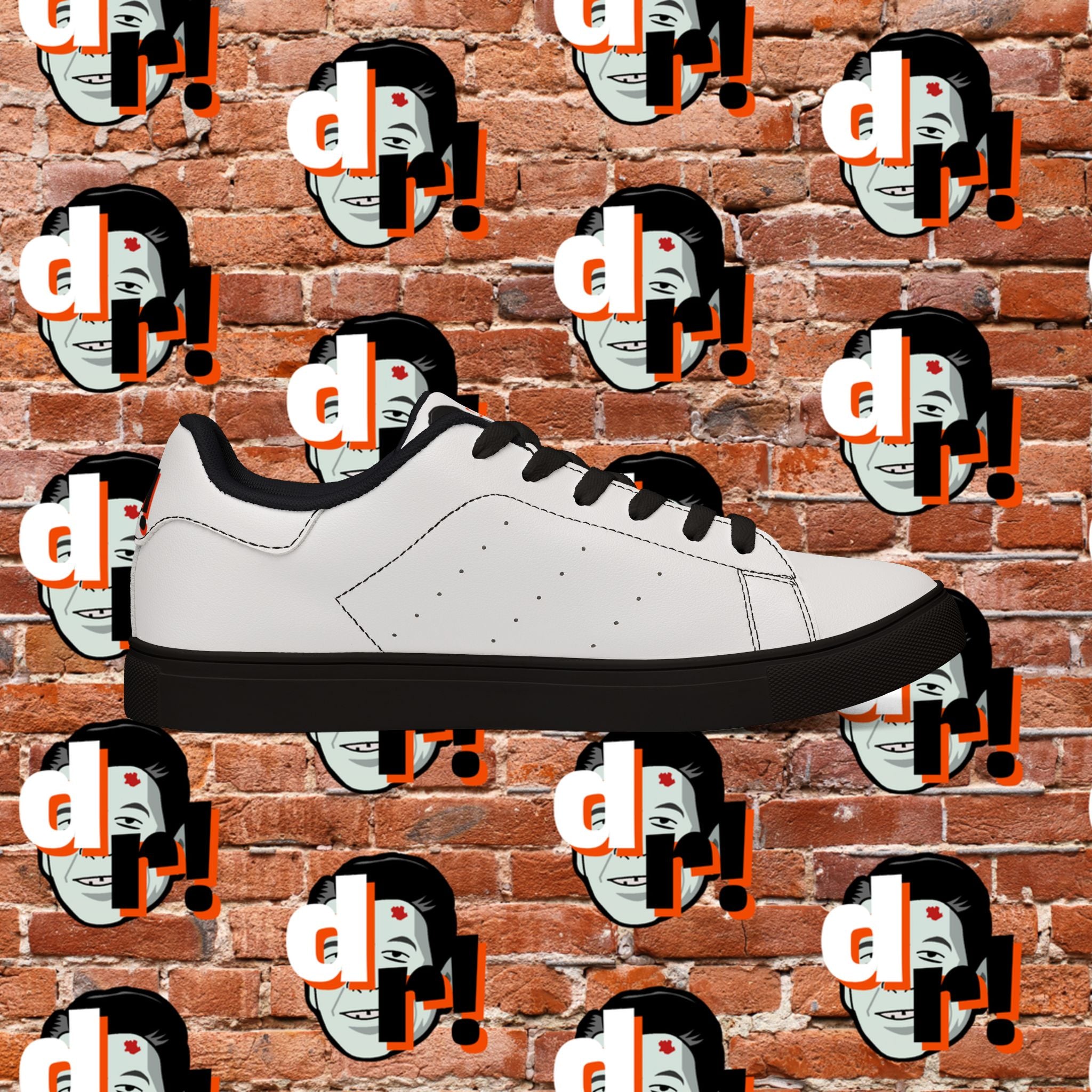 Dead Reagan Men's Low-Top Pleather Sneakers