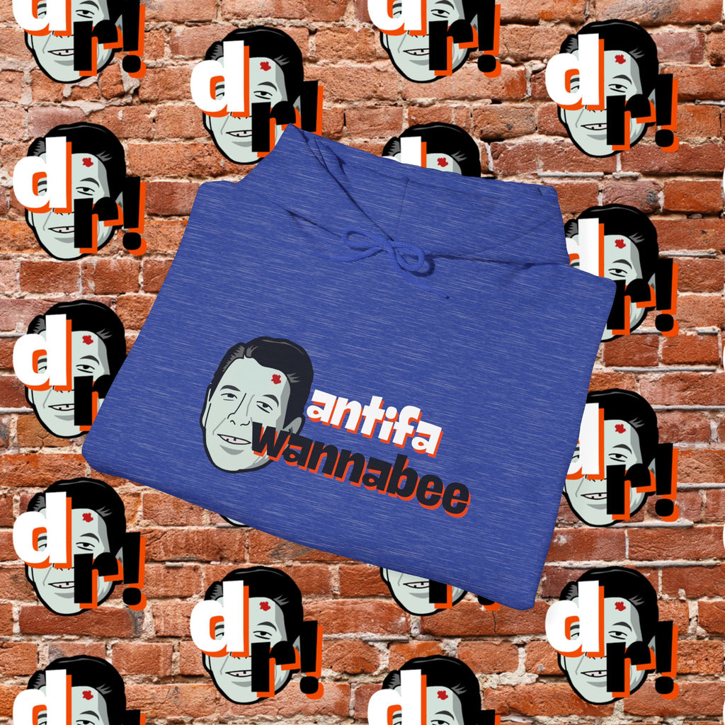 Antifa Wannabee Hoodie Graphic Pullover