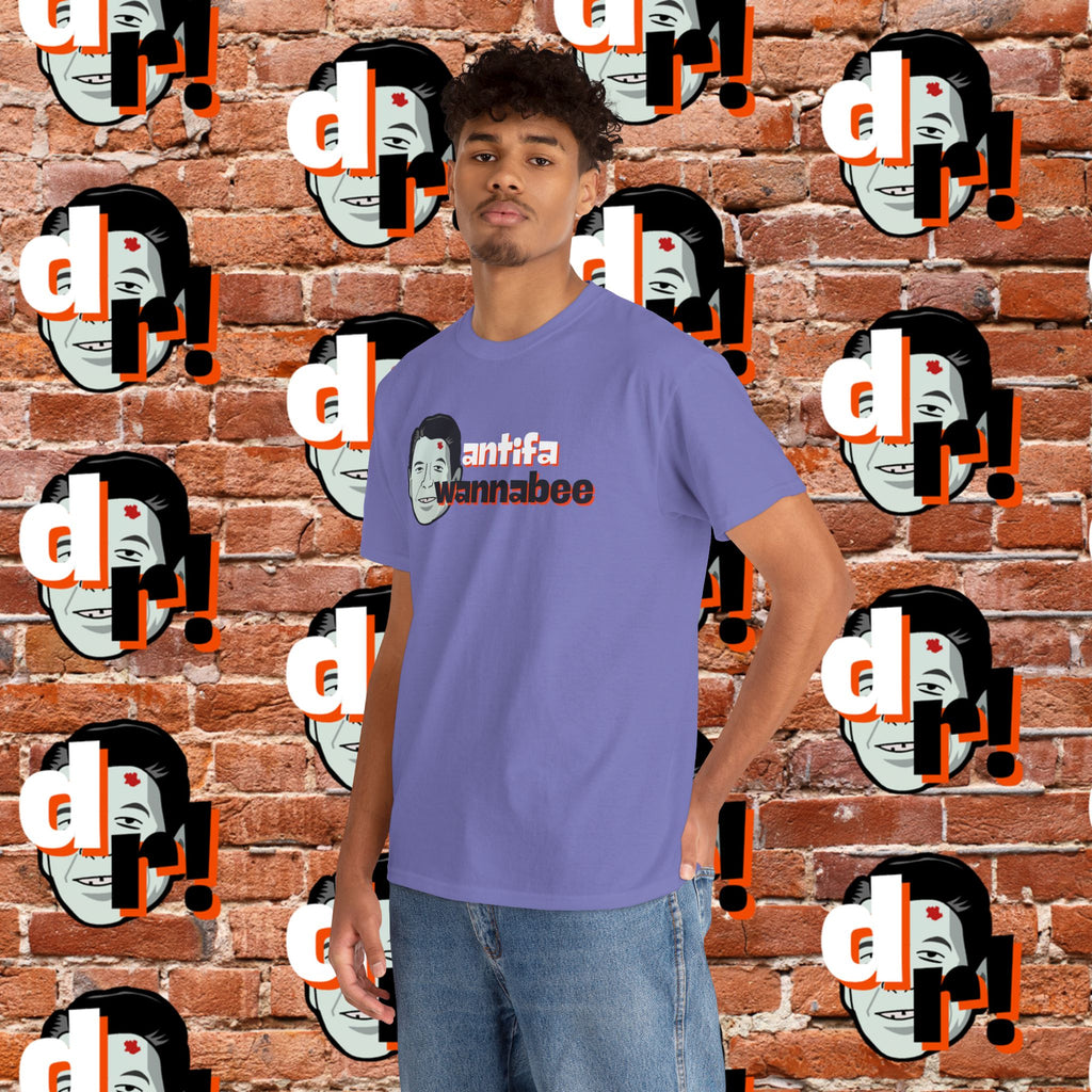 Antifa Wannabee (Orange) Unisex Heavy Cotton Tee