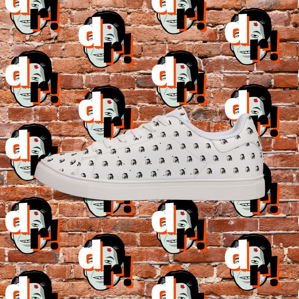 Dead Reagan Monogram All Over (Mono Lite) Men's Low-Top Pleather Sneakers