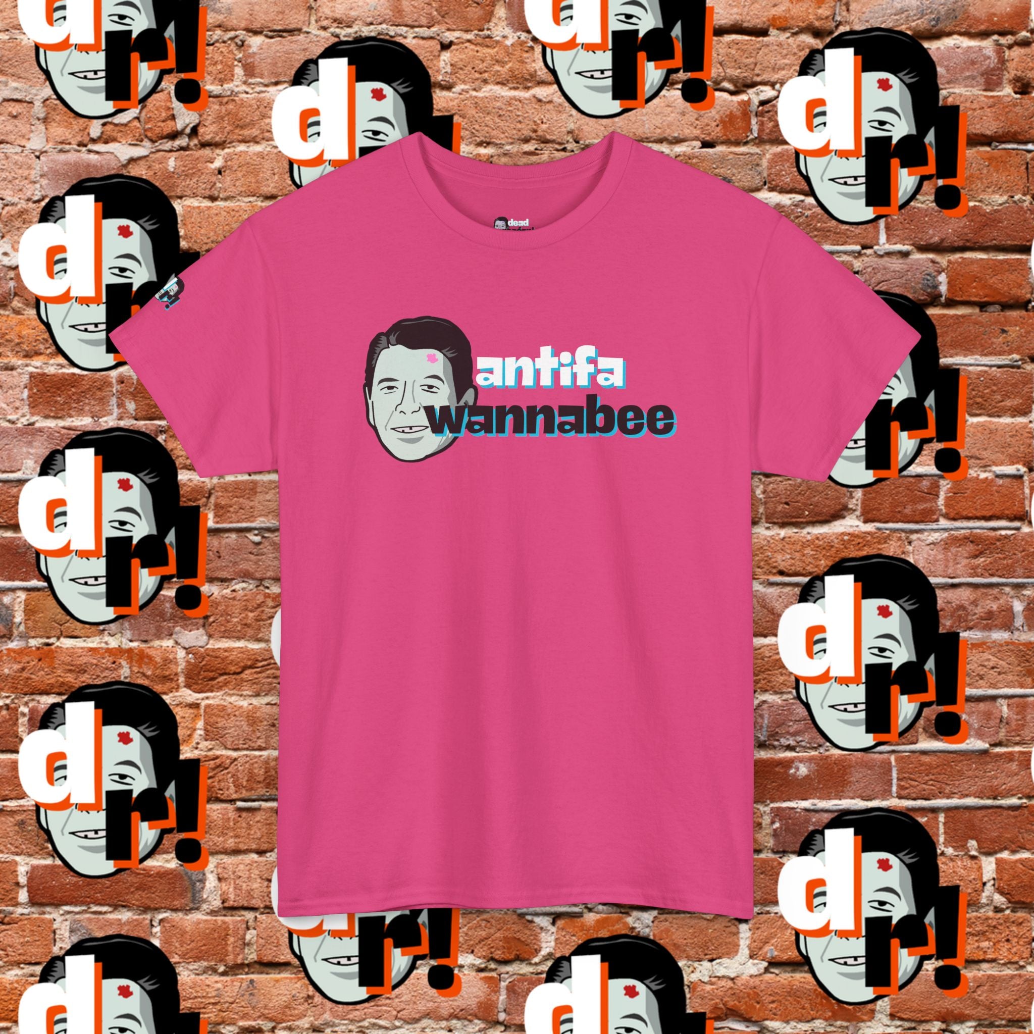 Antifa Wannabee (Teal) Unisex Heavy Cotton Tee