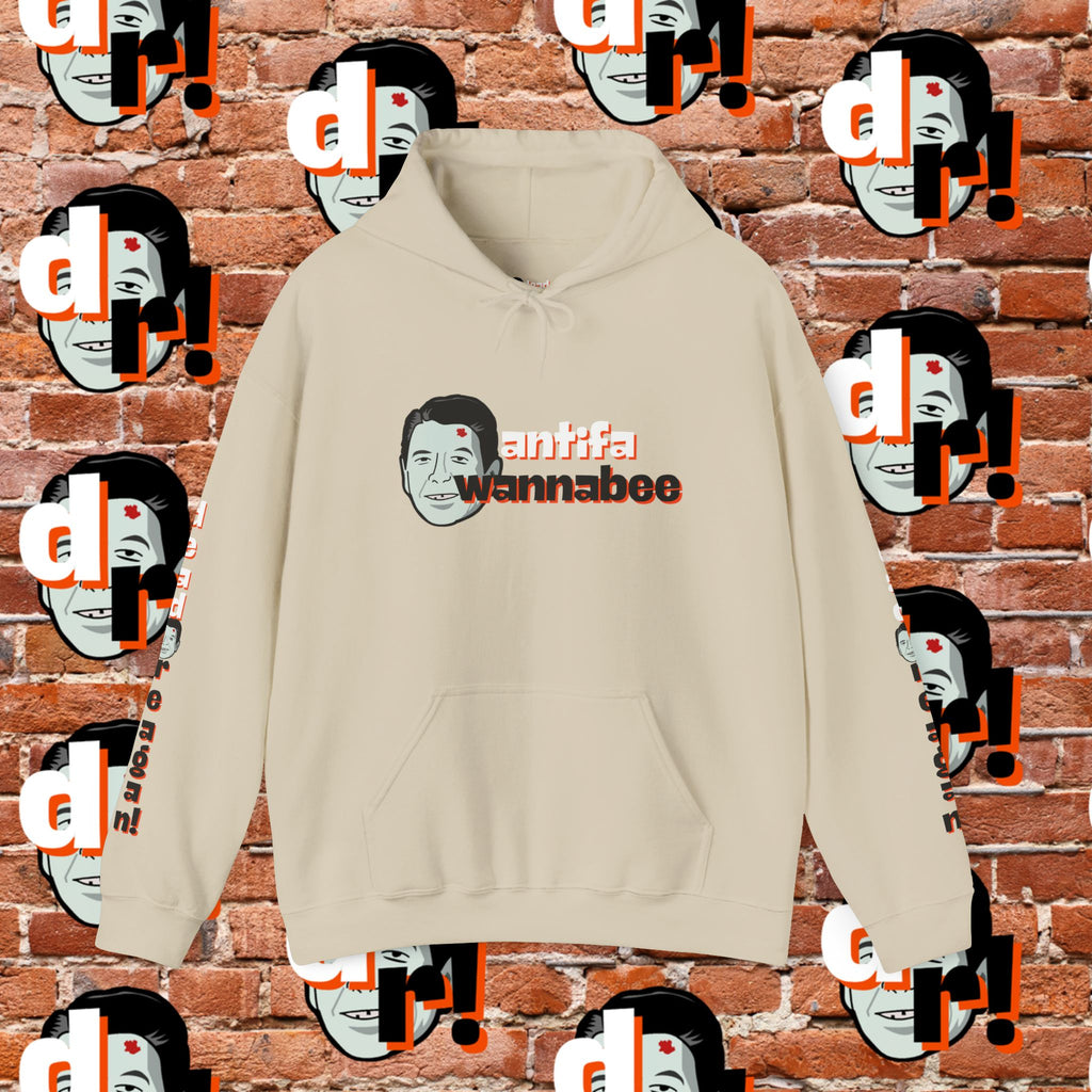Antifa Wannabee Hoodie Graphic Pullover