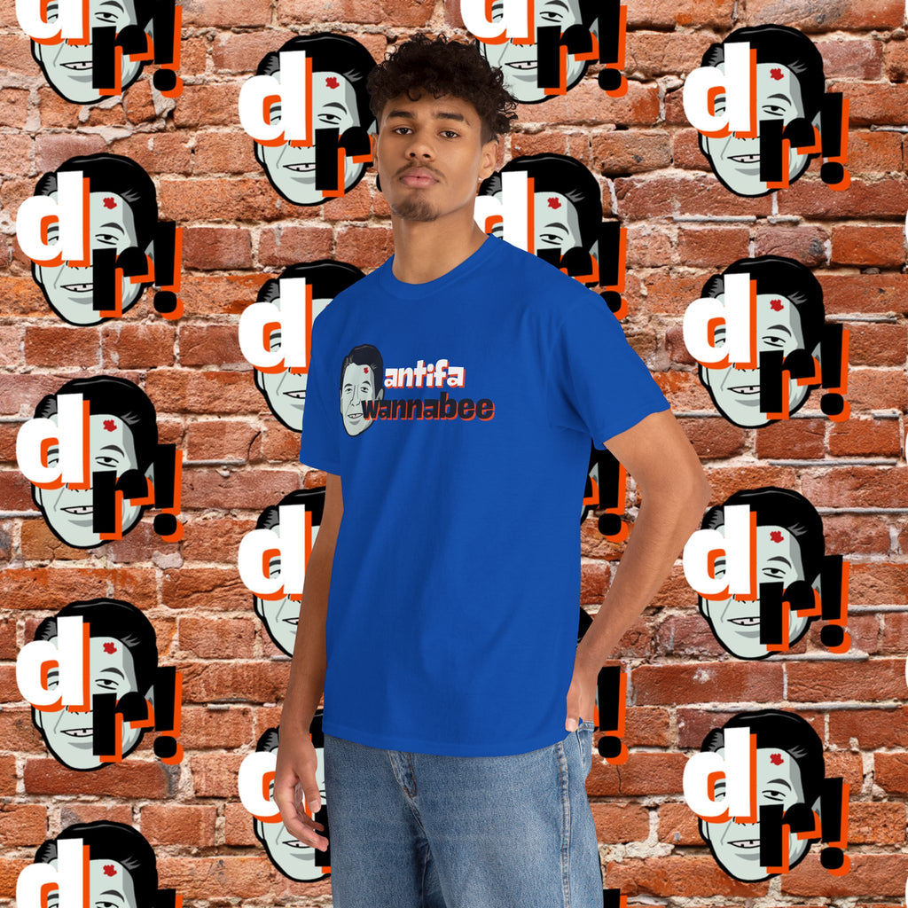 Antifa Wannabee (Orange) Unisex Heavy Cotton Tee