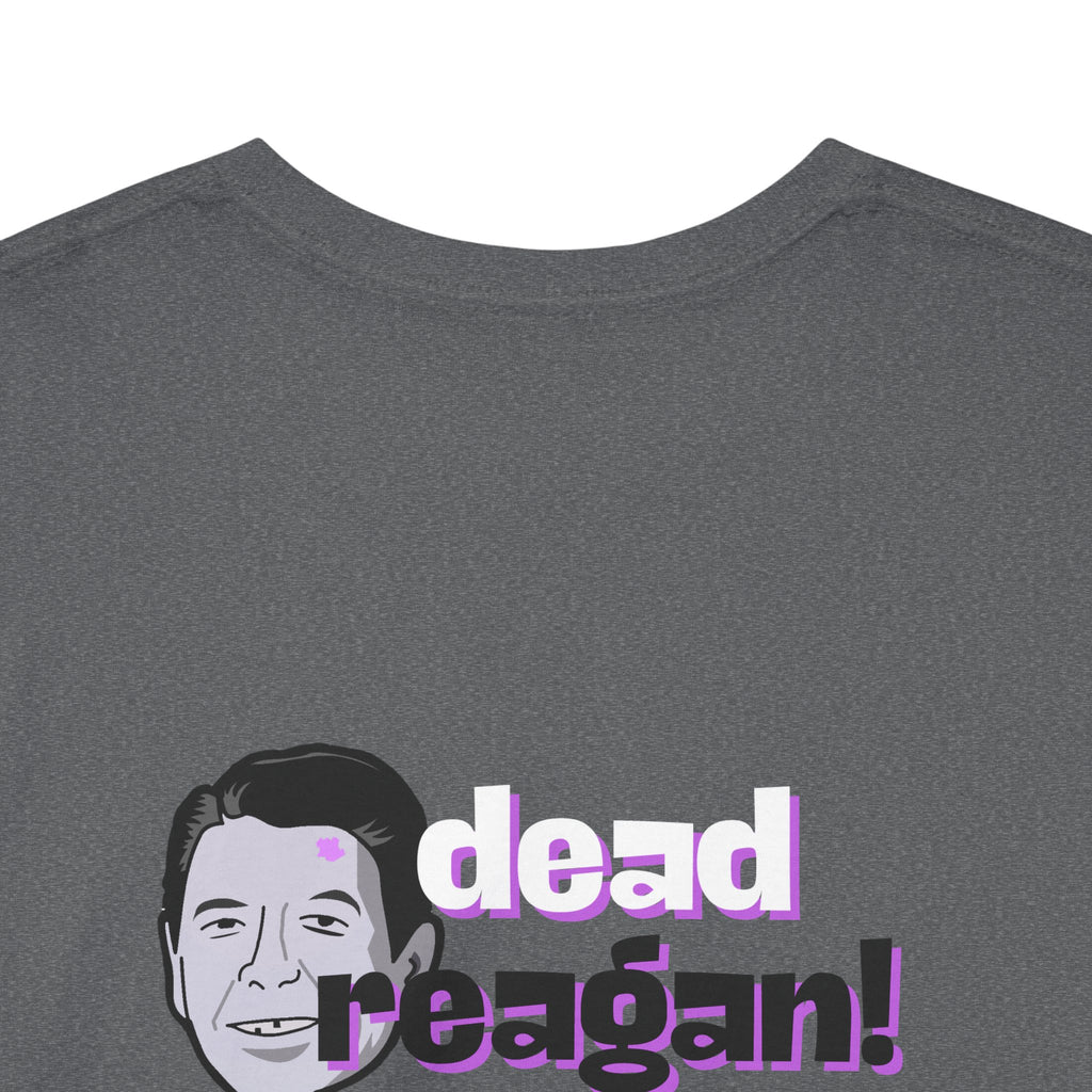 Savage Dead Reagan Graphic Tee Lavender and Lime