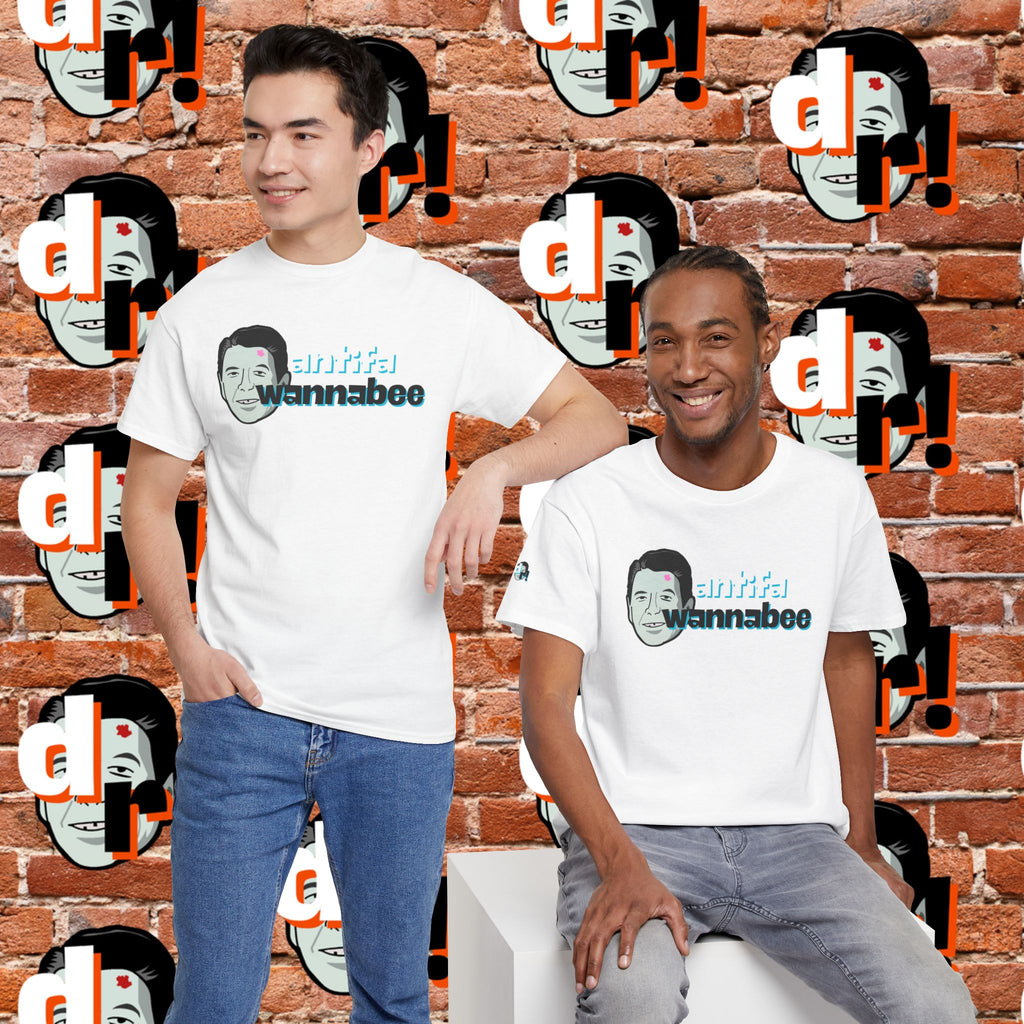Antifa Wannabee (Teal) Unisex Heavy Cotton Tee