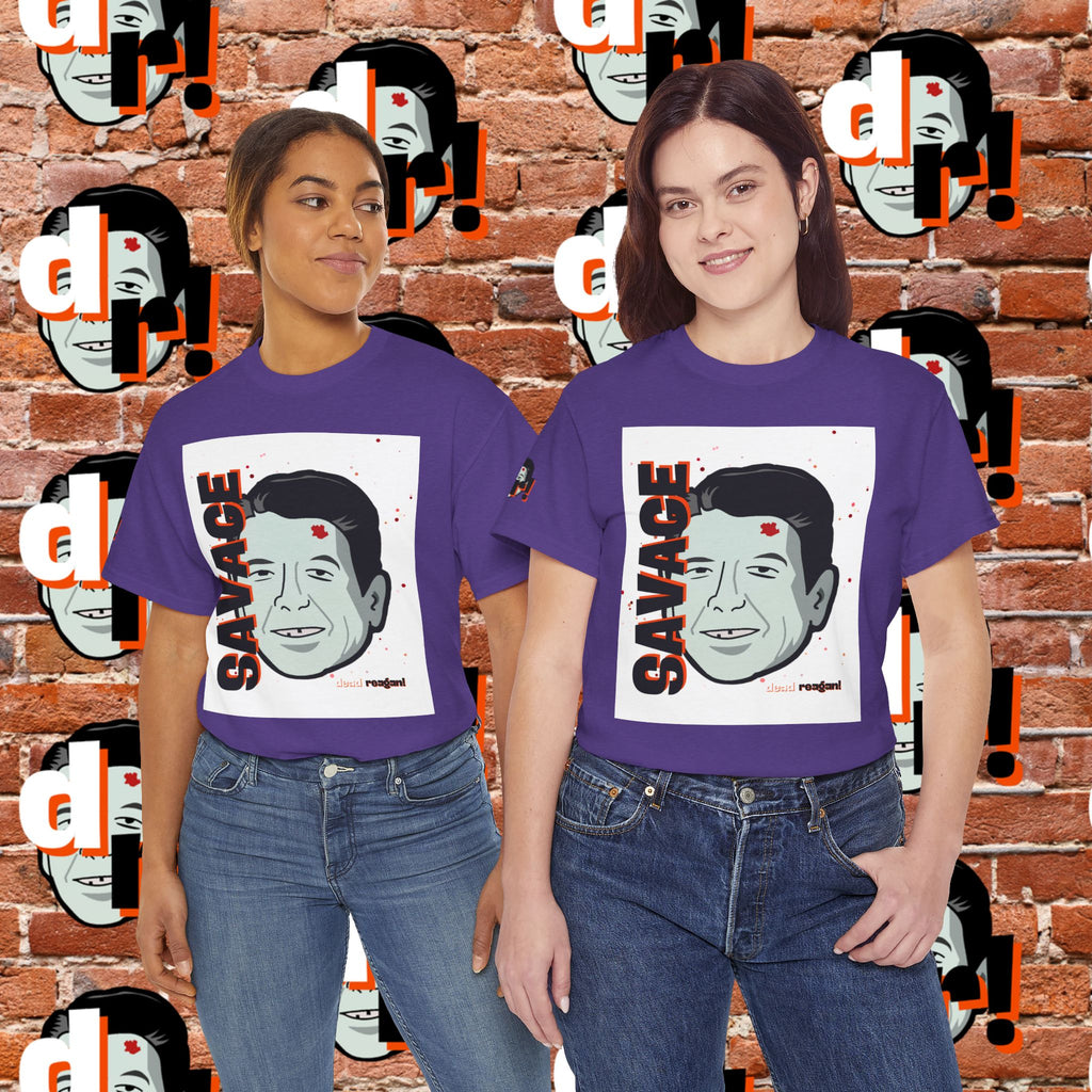 Savage Dead Reagan Graphic Tee White