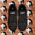 Dead Reagan Monogram All Over (Black) Men's Low-Top Pleather Sneakers