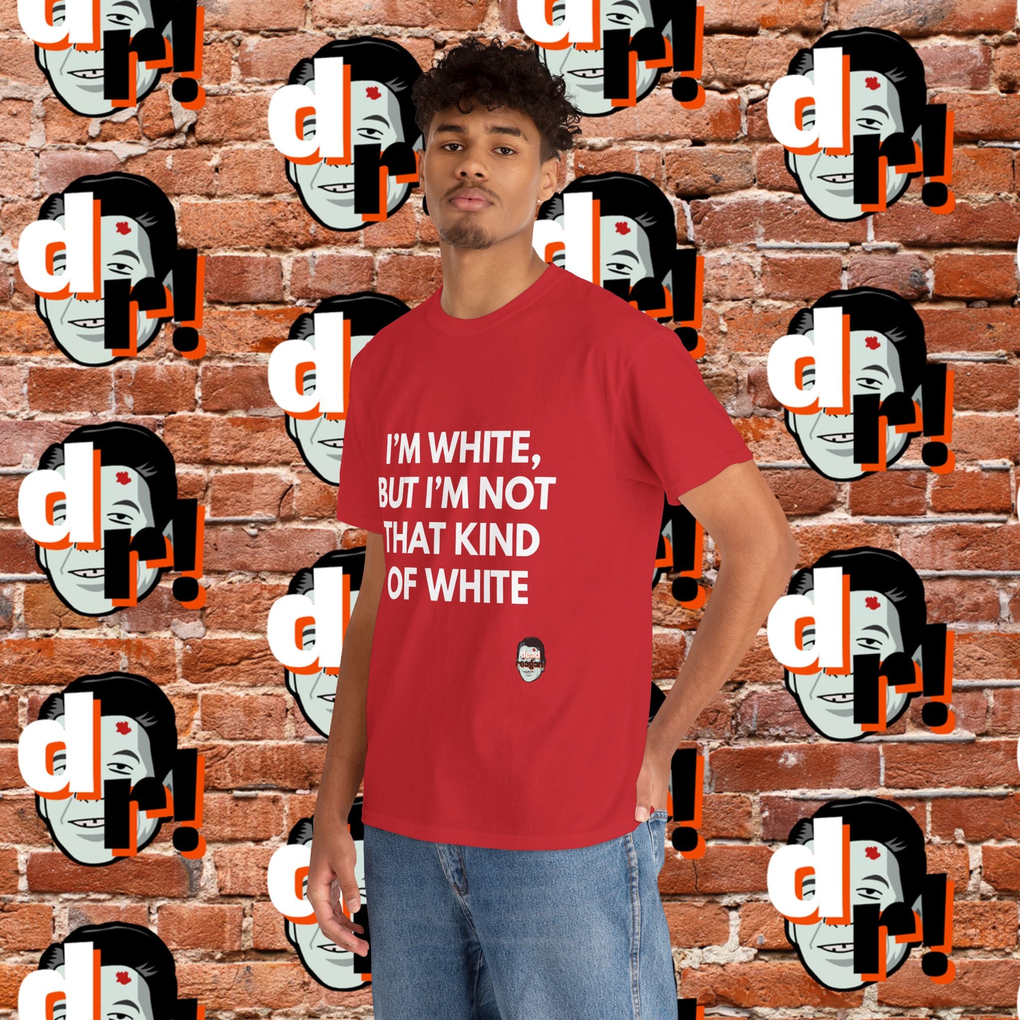 I’m White but… (White Letter) Unisex Heavy Cotton Tee