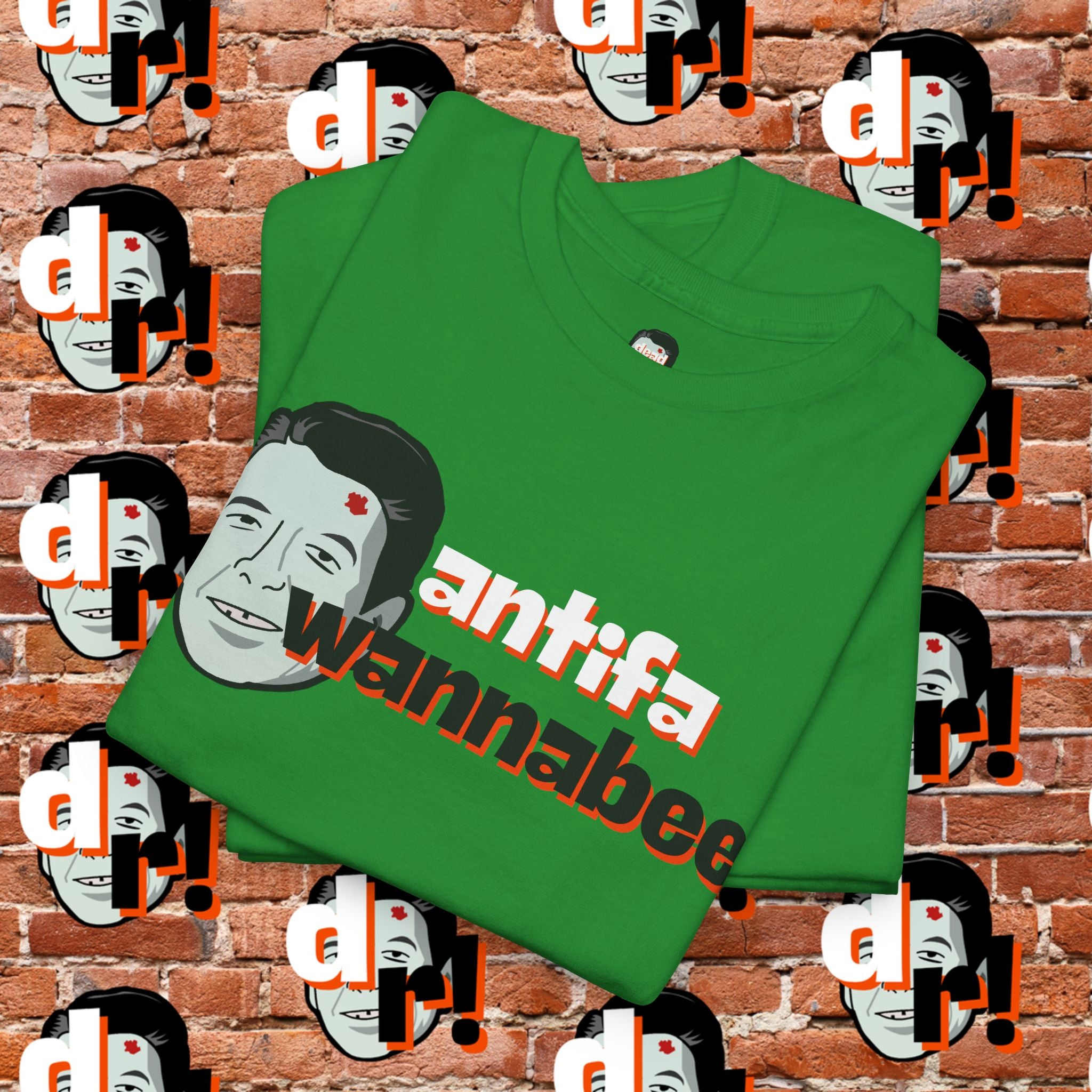 Antifa Wannabee (Orange) Unisex Heavy Cotton Tee