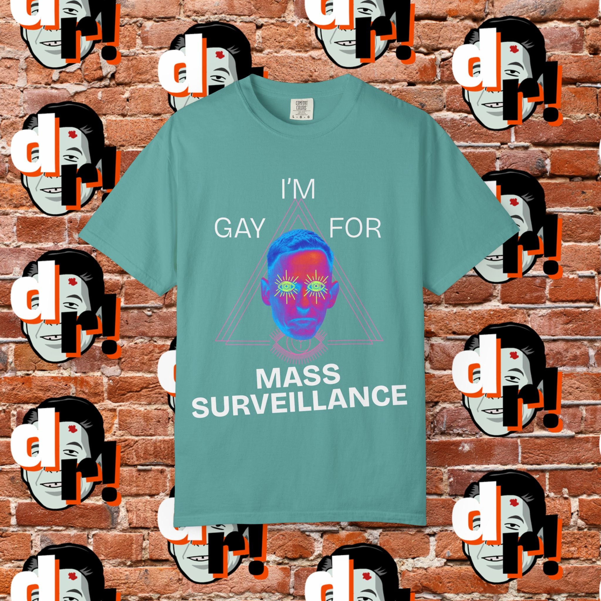 Gay for Mass Surveillance (PANK) Cotton T- Shirt