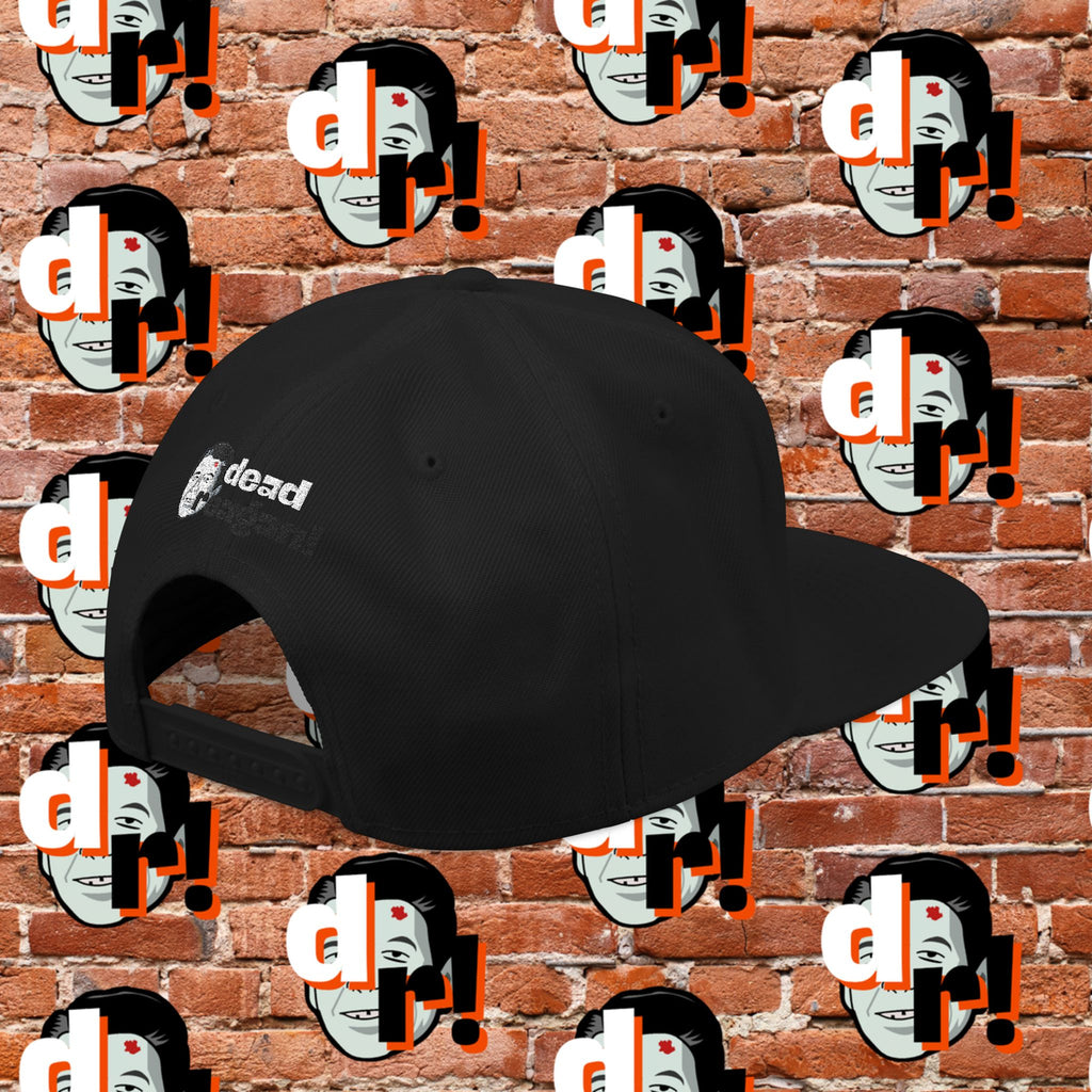 White But Not That White  White Lettering Snapback (Embroidery)