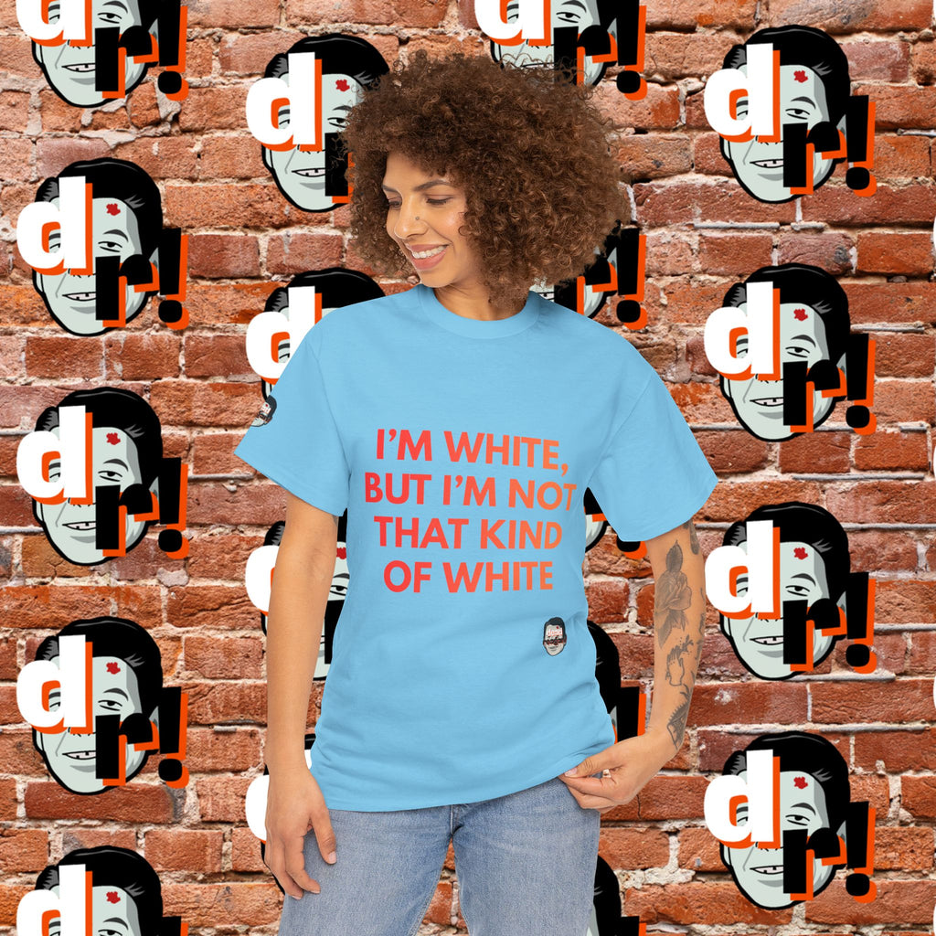 I’m White But… (Orange Gradient Letter) Unisex Heavy Cotton Tee