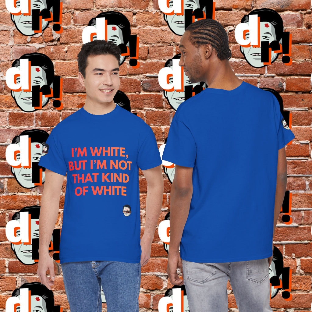 I’m White But… (Orange Gradient Letter) Unisex Heavy Cotton Tee