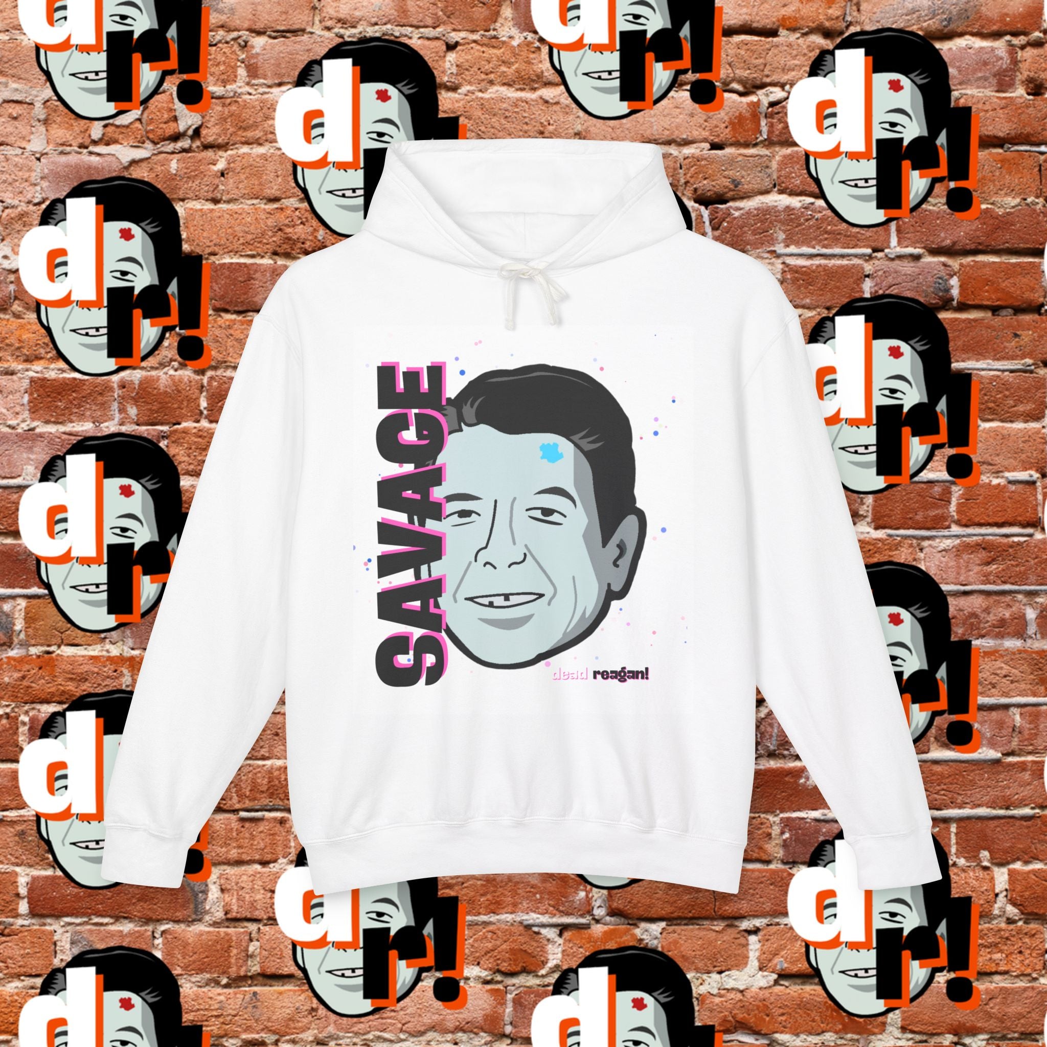 Savage (Pink & Teal) Graphic Hoodie