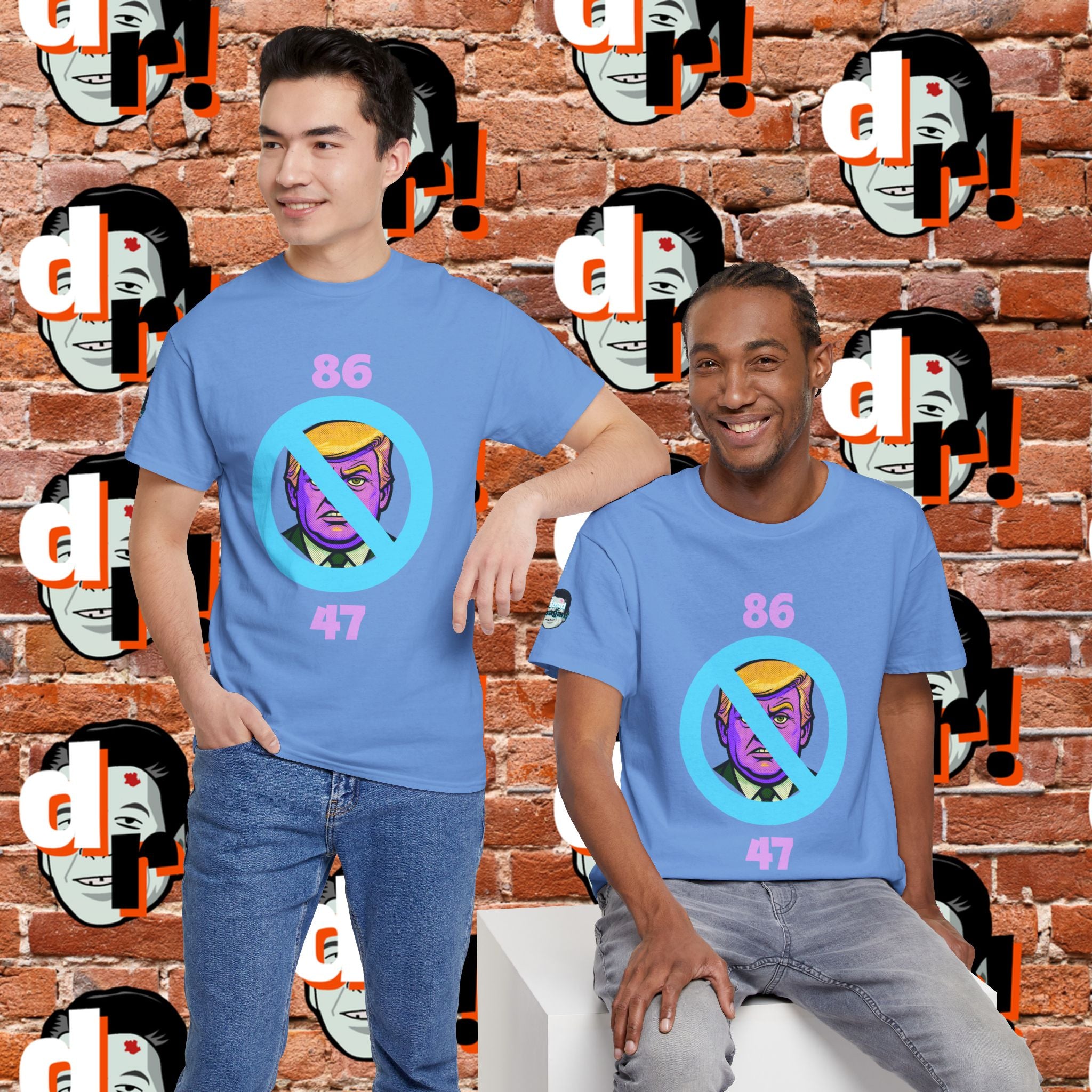 86/47 Lavender & Pink Variant Unisex Heavy Cotton Tee