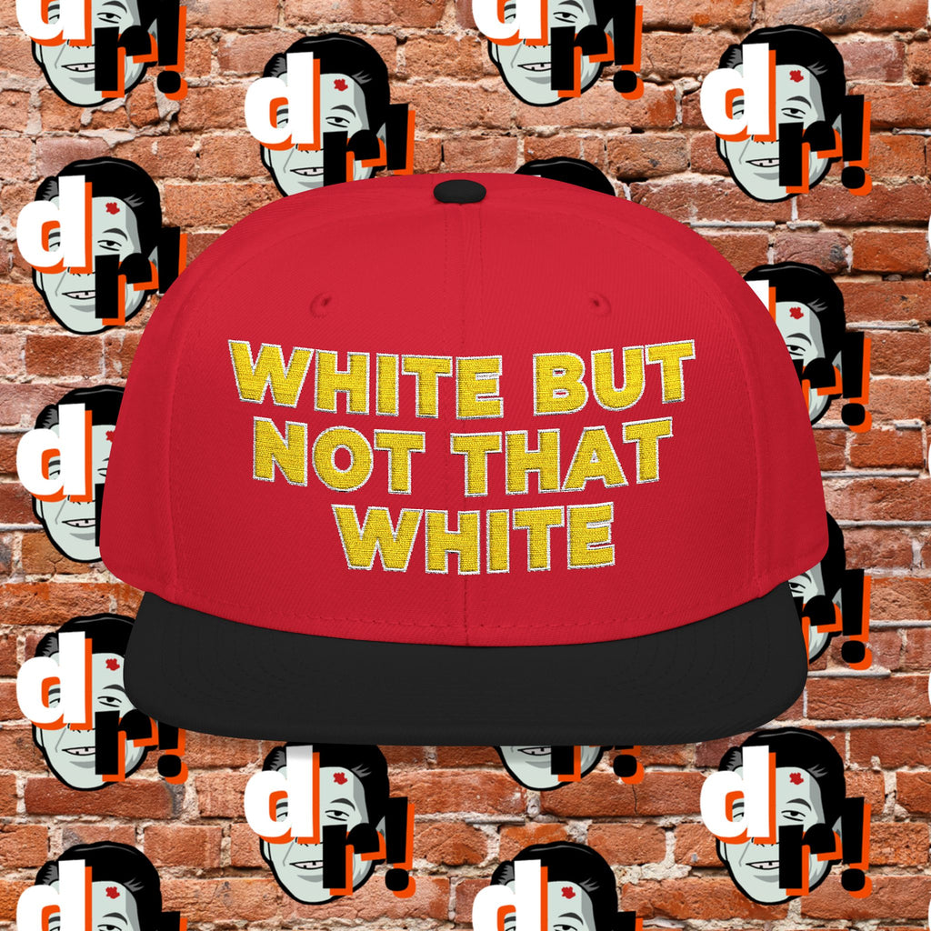 White But Not White (Yellow Letter w/o) Snapback