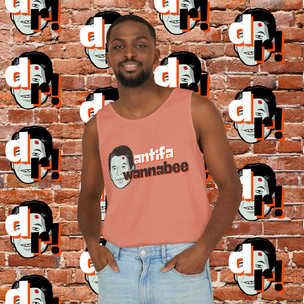 Antifa Wannabee Graphic Tank Top