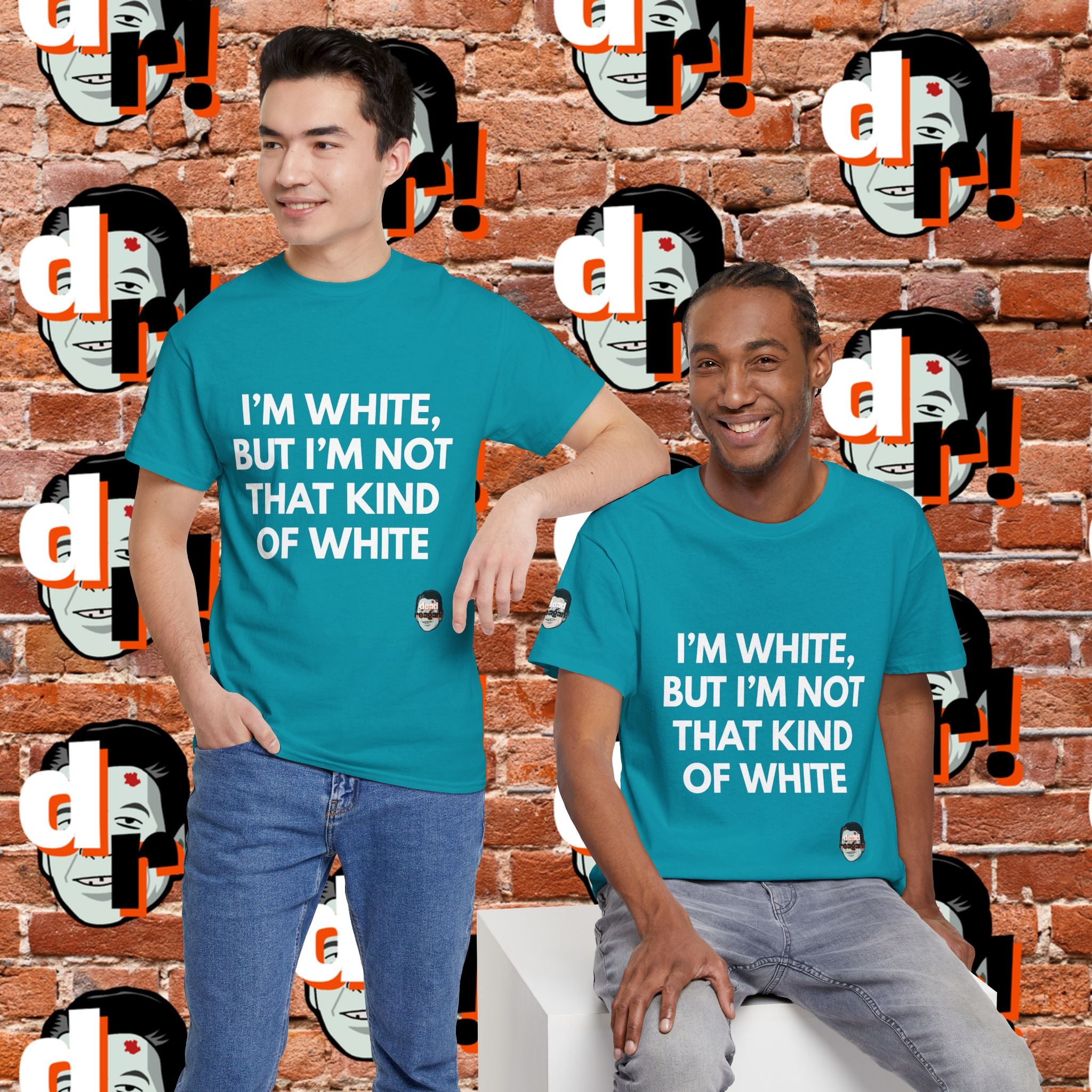 I’m White but… (White Letter) Unisex Heavy Cotton Tee