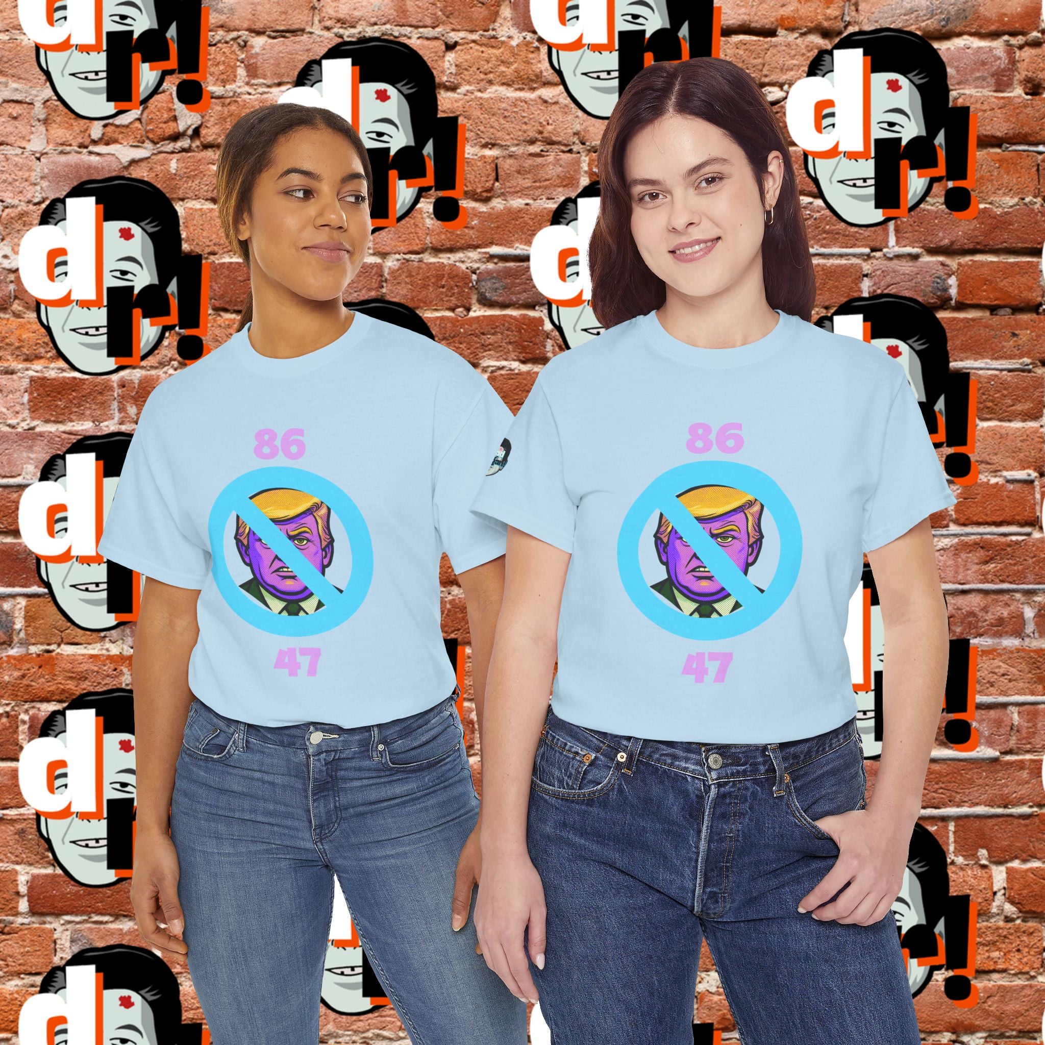 86/47 Lavender & Pink Variant Unisex Heavy Cotton Tee