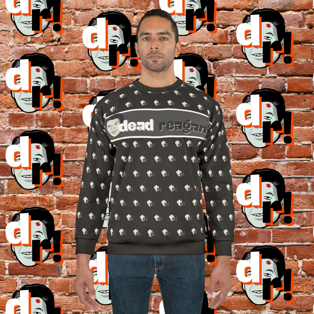 Dead Reagan All-Over Print Crewneck Sweatshirt