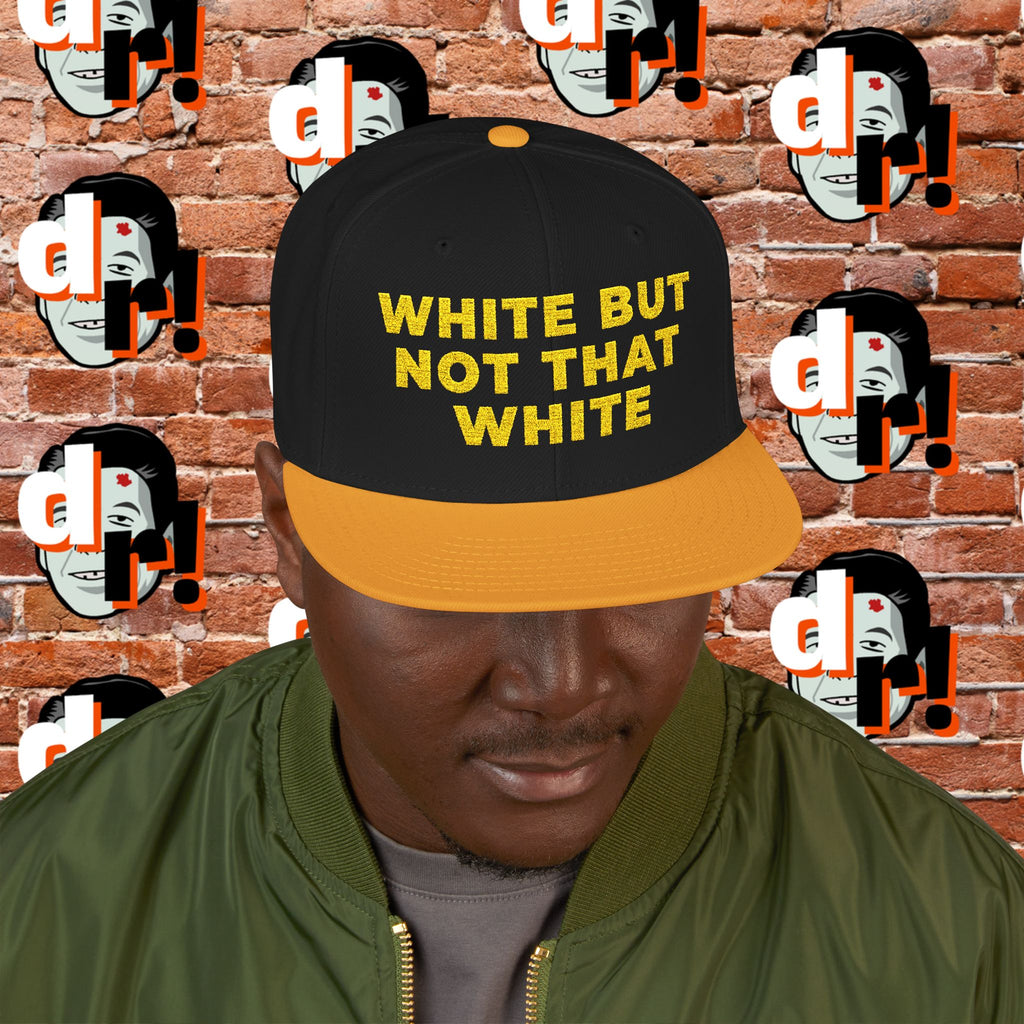 White But Not That White (Yellow Letter) Snapback
