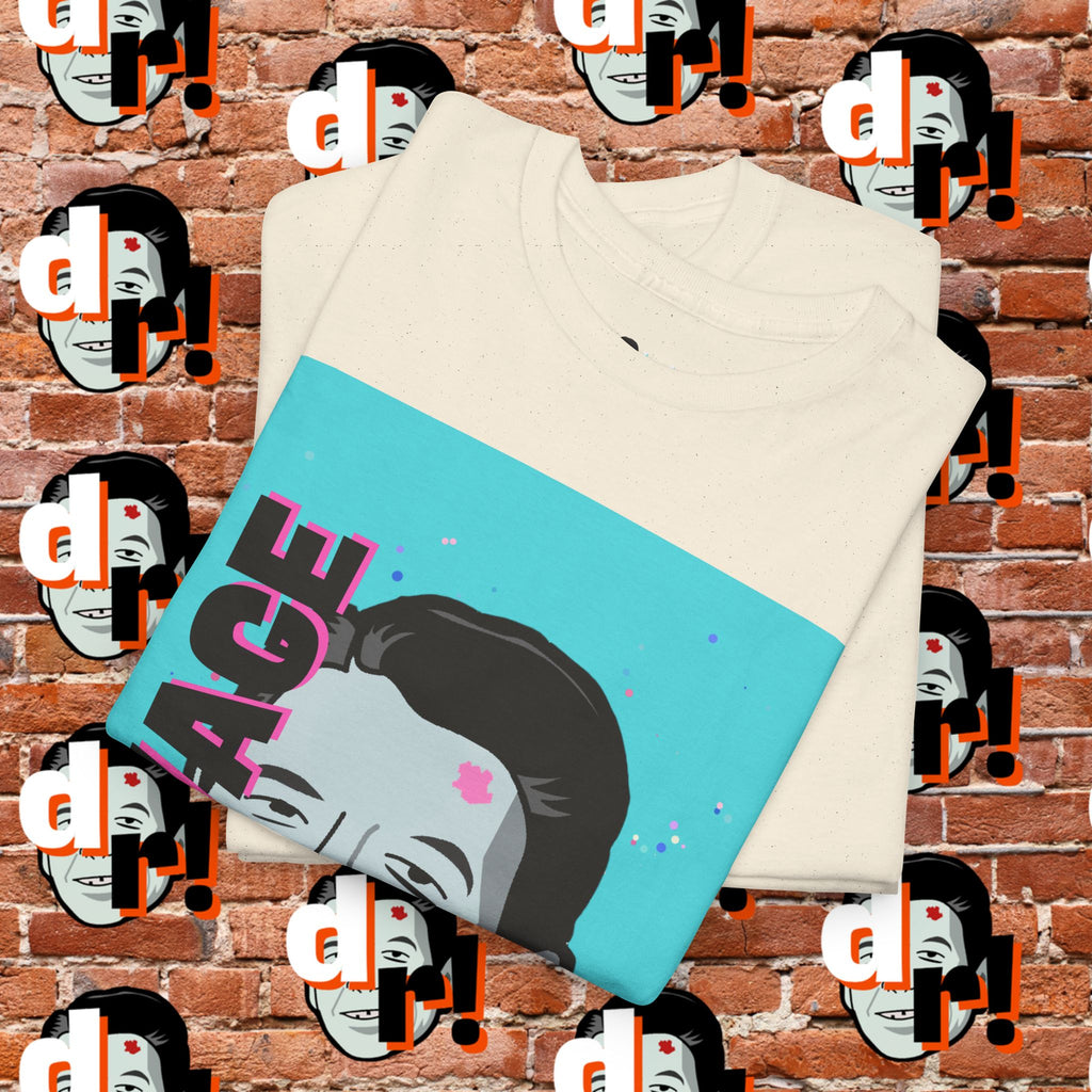 Savage Dead Reagan Graphic Tee Teal and Pink