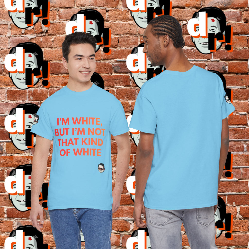 I’m White But… (Orange Gradient Letter) Unisex Heavy Cotton Tee