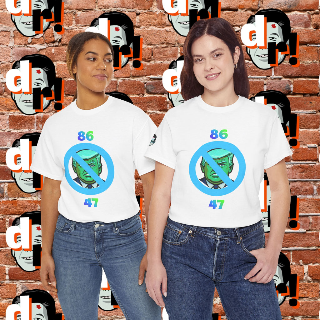 86/47 Lime & Blue Unisex Heavy Cotton Tee