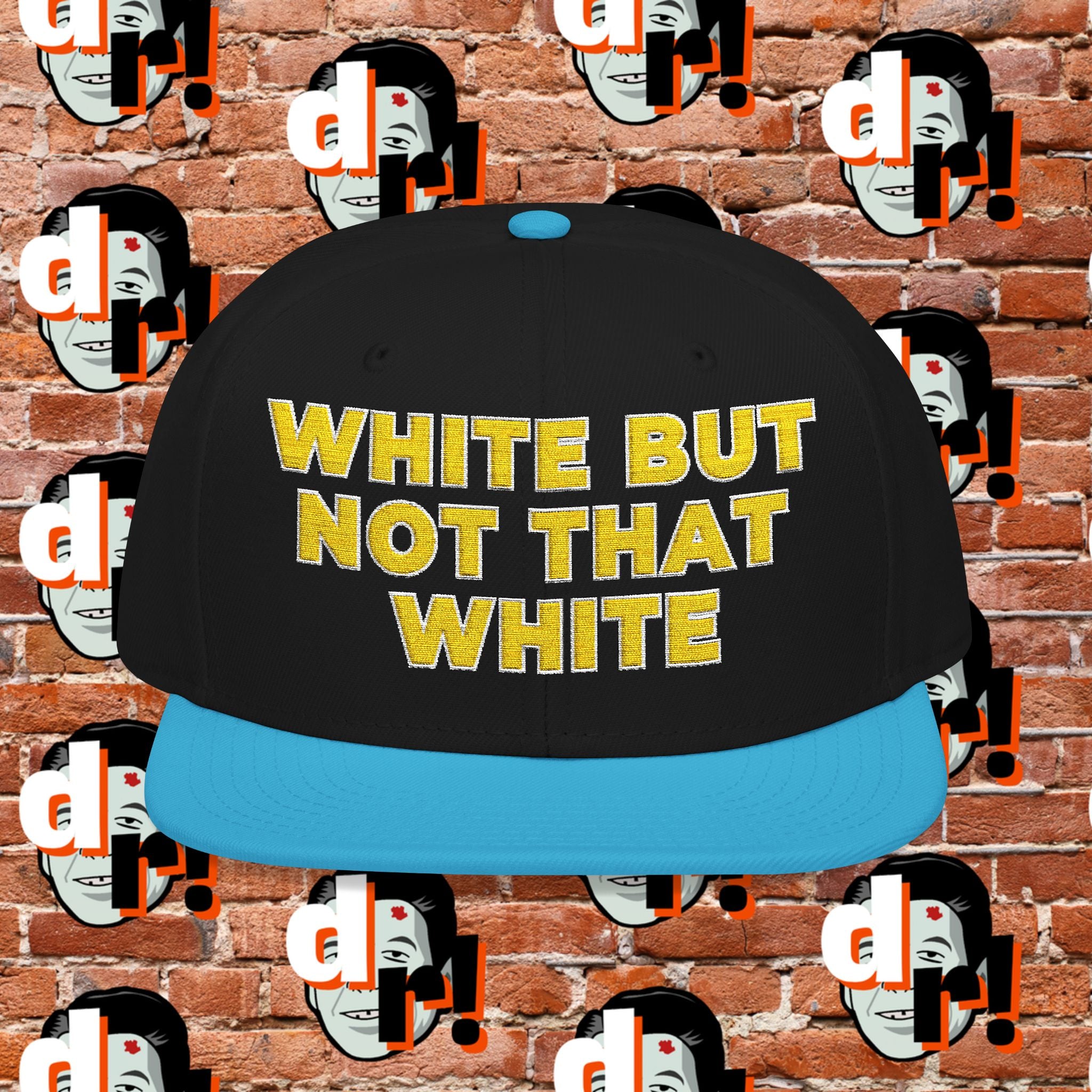 White But Not White (Yellow Letter w/o) Snapback