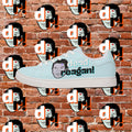 Dead Reagan (Teal/Sky) Men's Low-Top Pleather Sneakers