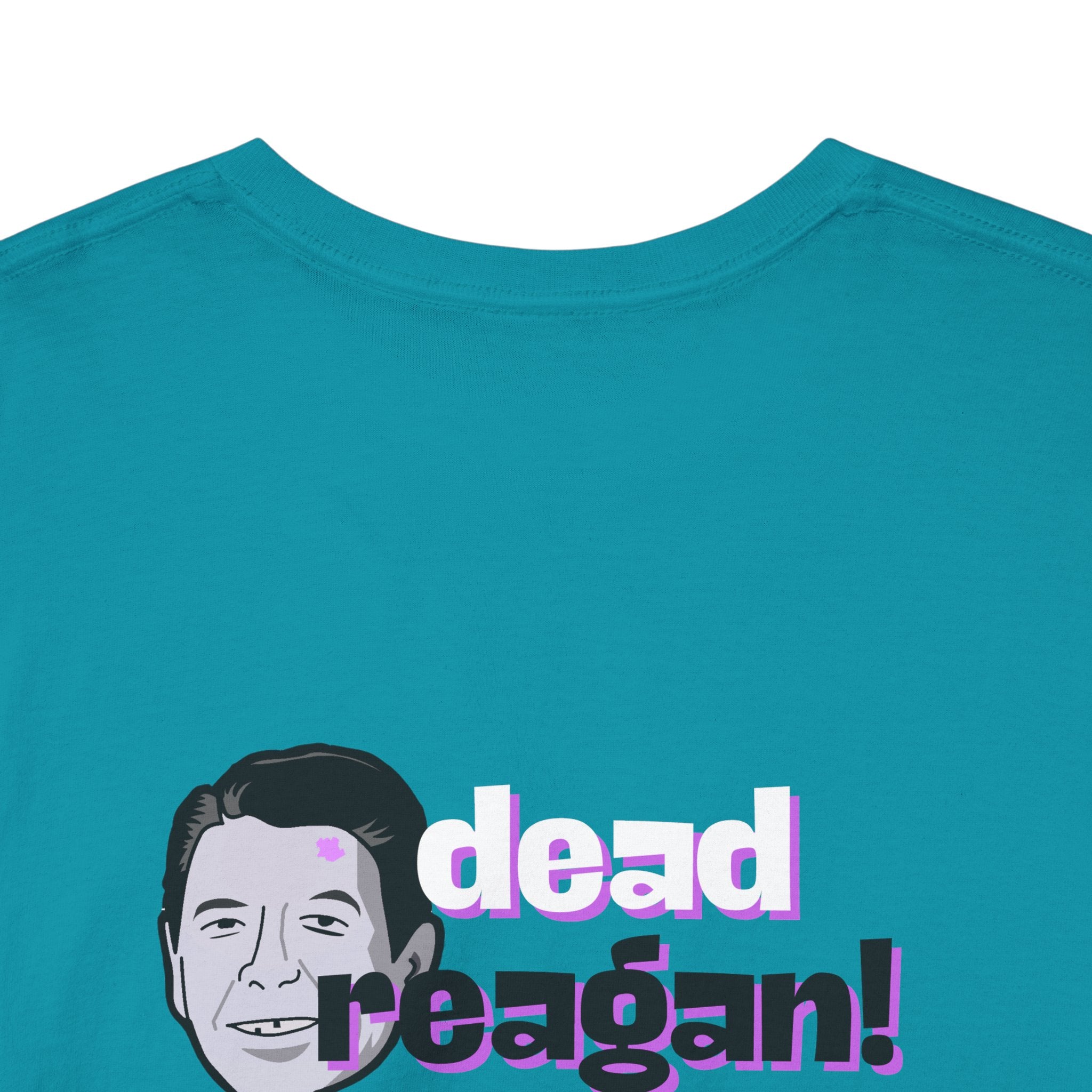 Savage Dead Reagan Graphic Tee Lavender and Lime