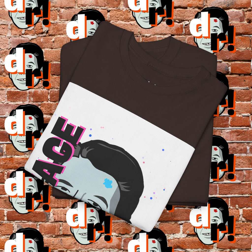 Savage Dead Reagan Graphic Tee White Pink