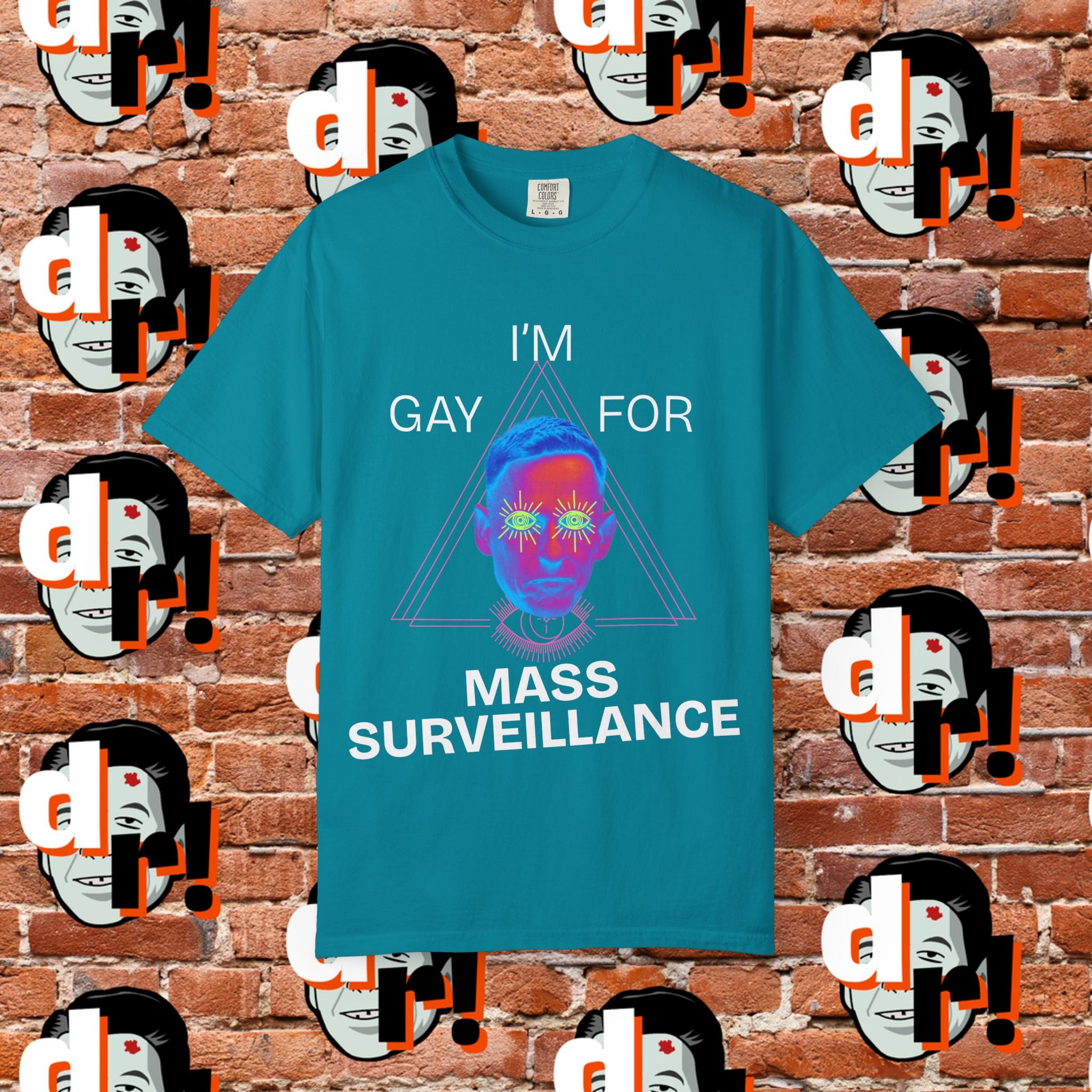 Gay for Mass Surveillance (PANK) Cotton T- Shirt