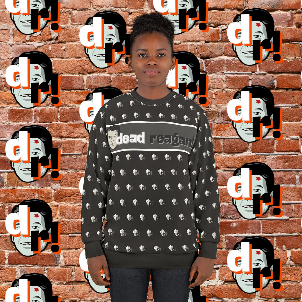 Dead Reagan All-Over Print Crewneck Sweatshirt