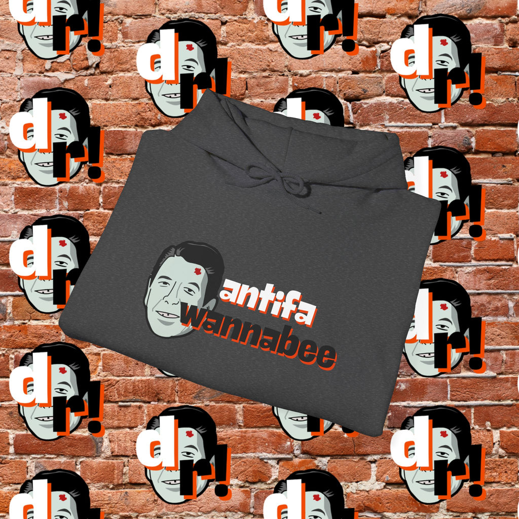 Antifa Wannabee Hoodie Graphic Pullover