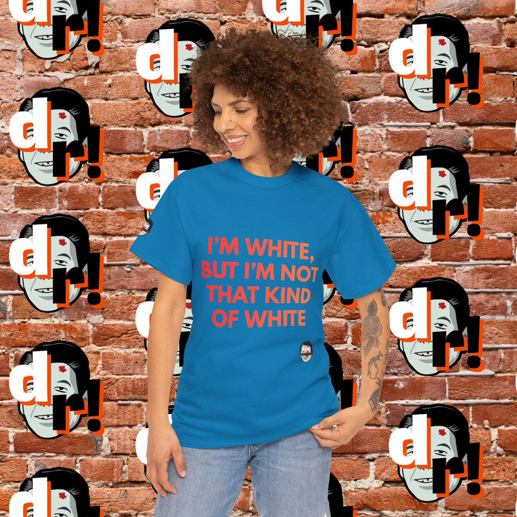 I’m White But… (Orange Gradient Letter) Unisex Heavy Cotton Tee