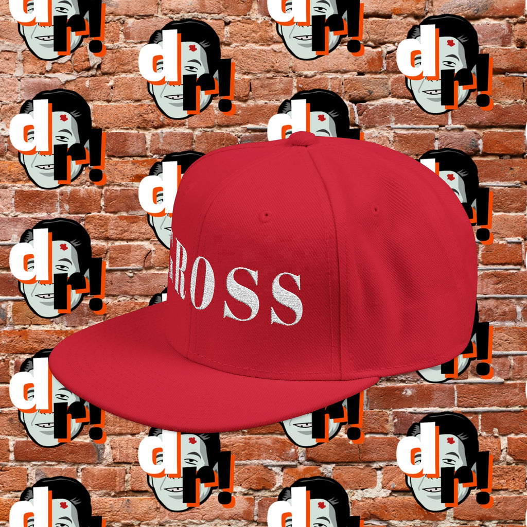 Gross Red Snapback (Embroidery)