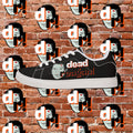 Dead Reagan Men's Low-Top Pleather Sneakers Black