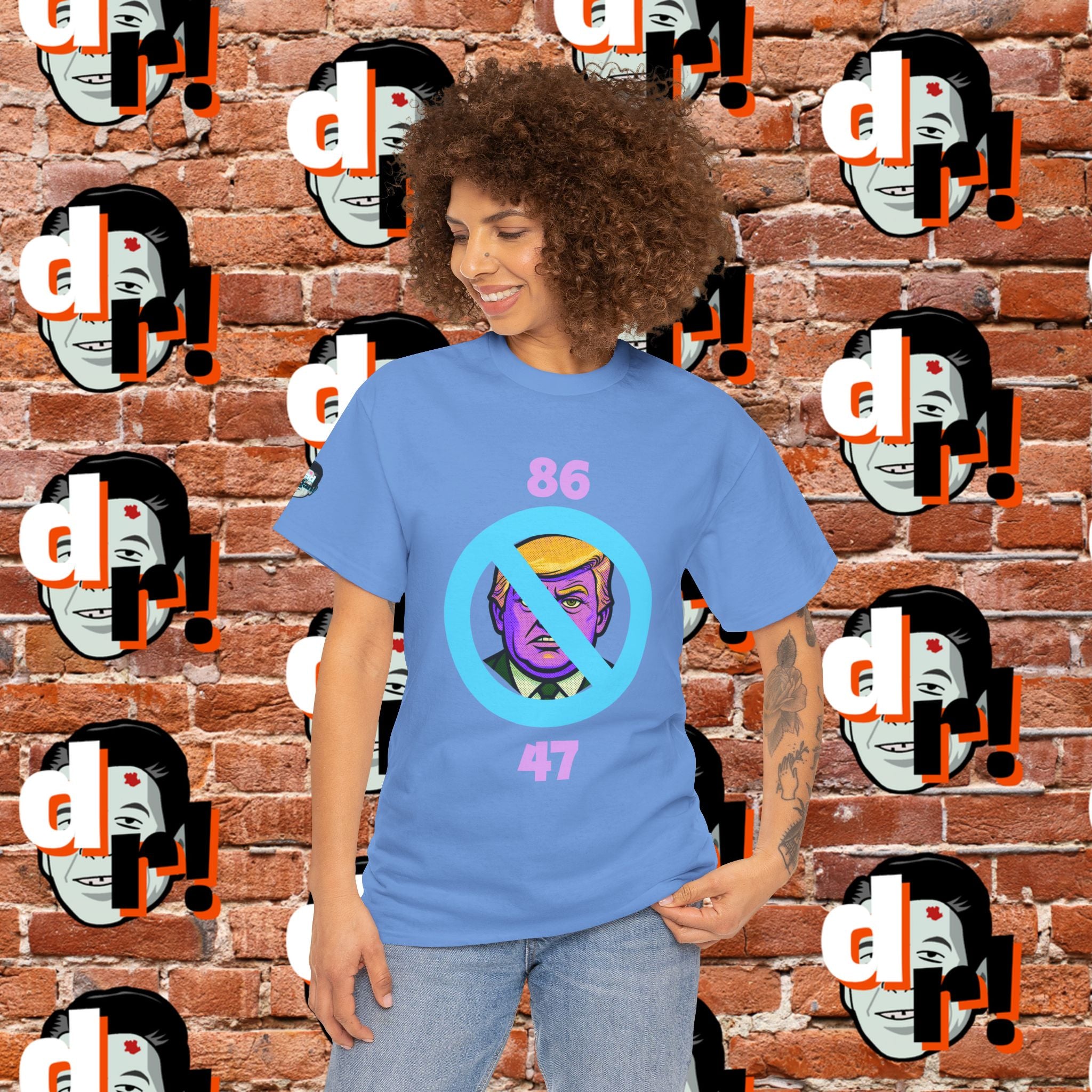 86/47 Lavender & Pink Variant Unisex Heavy Cotton Tee