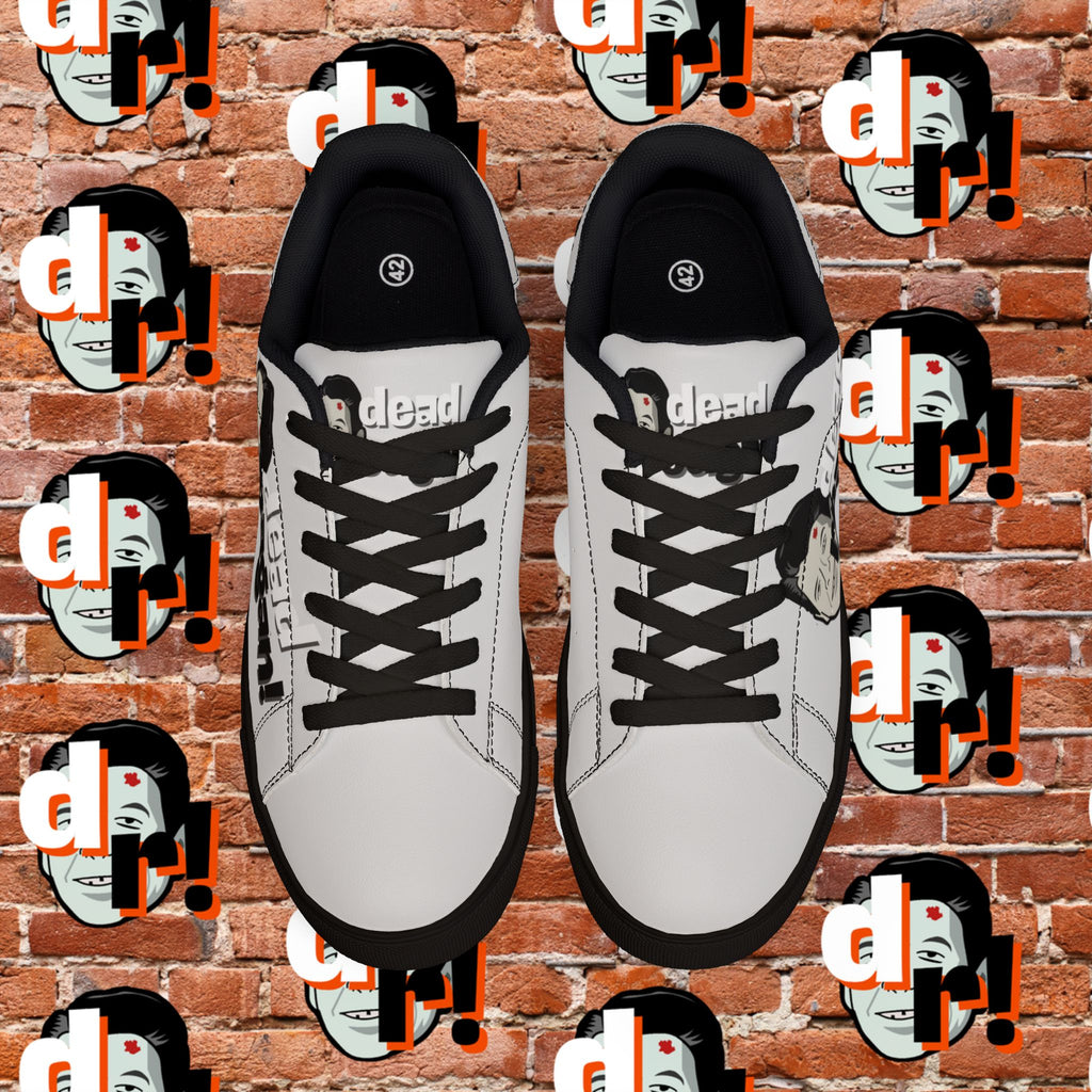 Dead Reagan (Mono Lite) Men's Low-Top Pleather Sneakers