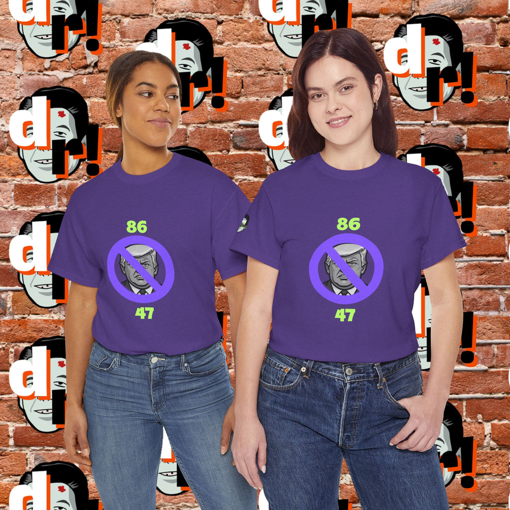 86/47 Lime & Purple  Variant Unisex Heavy Cotton Tee